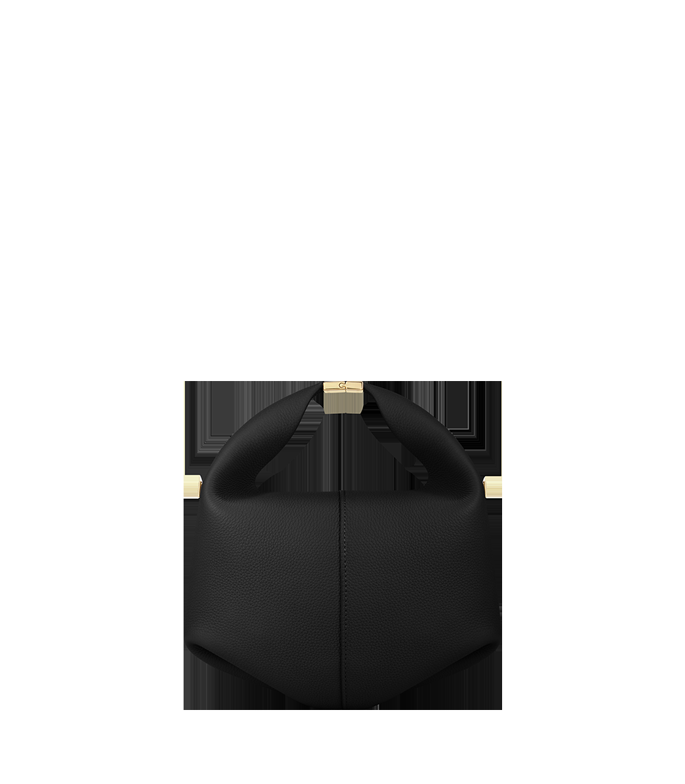 Handbag - Textured Black Chain