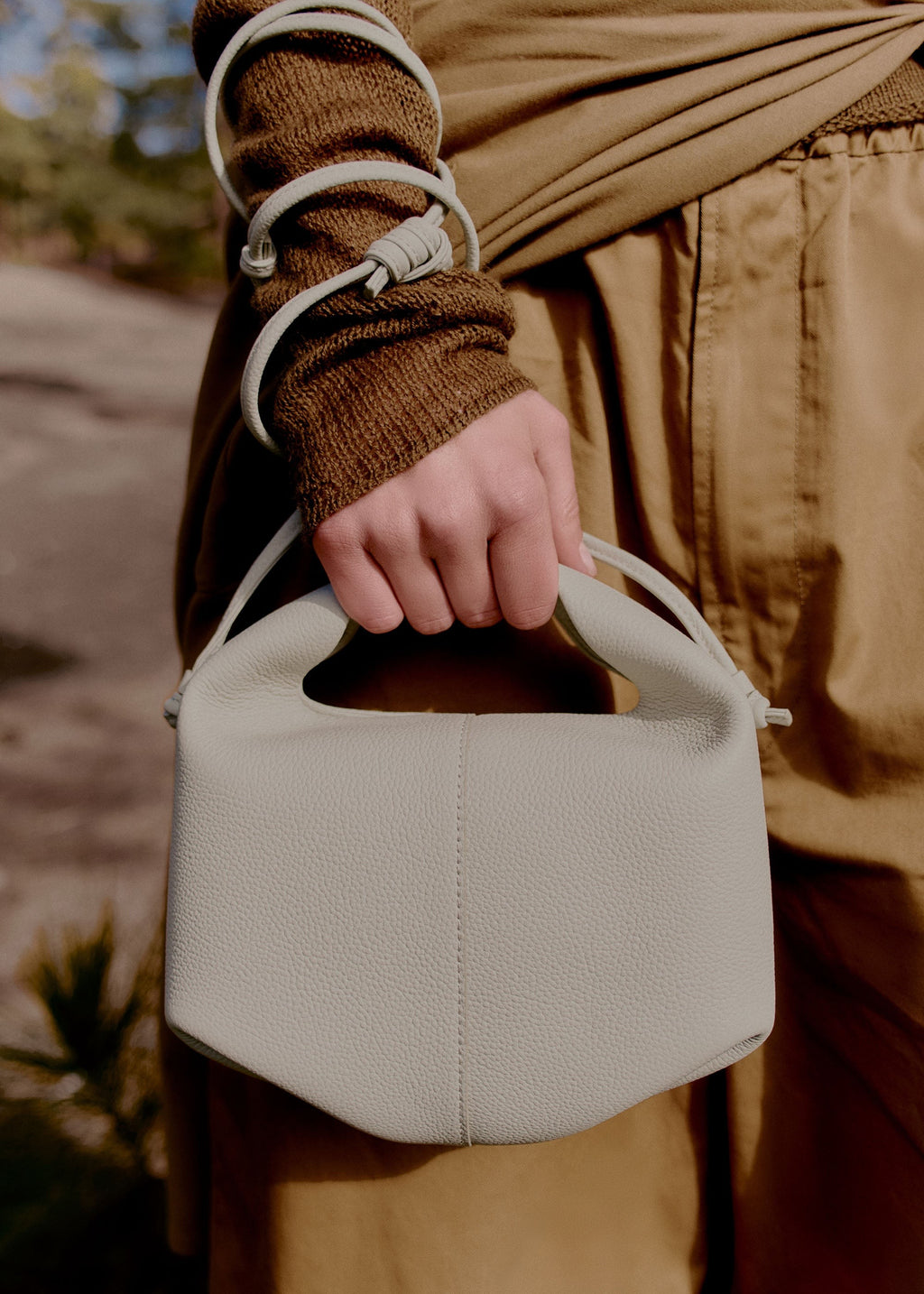 Handbag - Textured Chalk