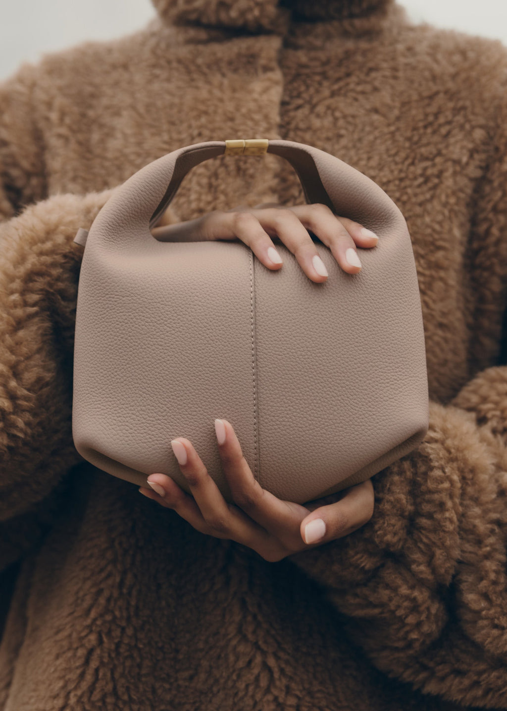 Handbag - Textured Taupe