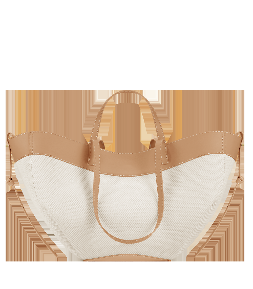 Handbag - Beige Canvas
