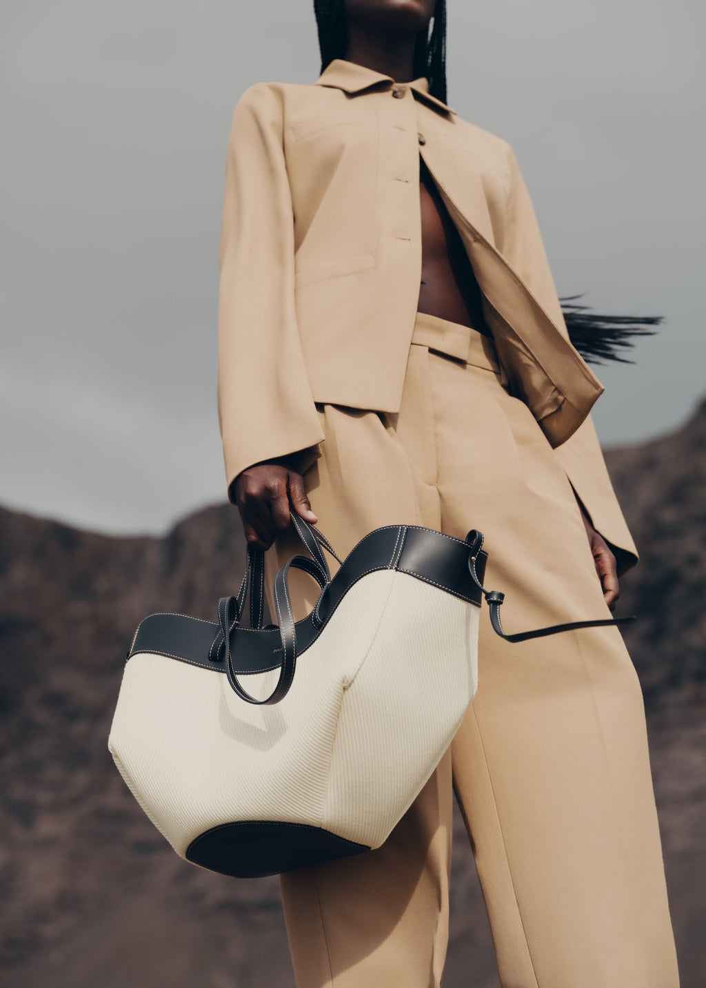 Handbag - Black Canvas