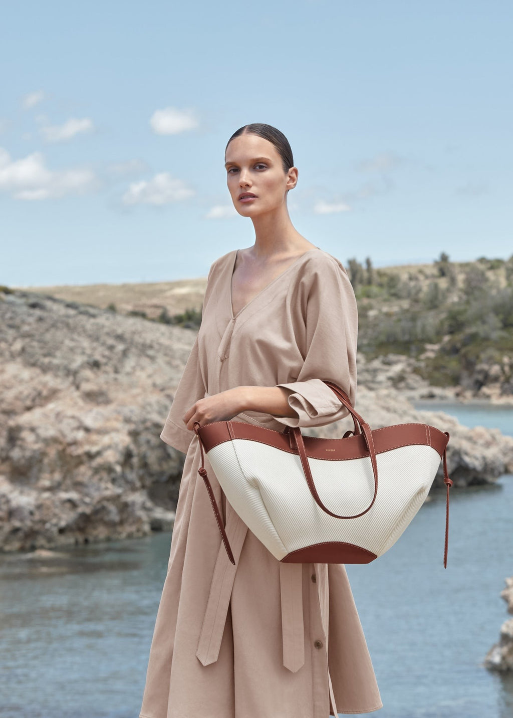 Handbag - Cognac Canvas