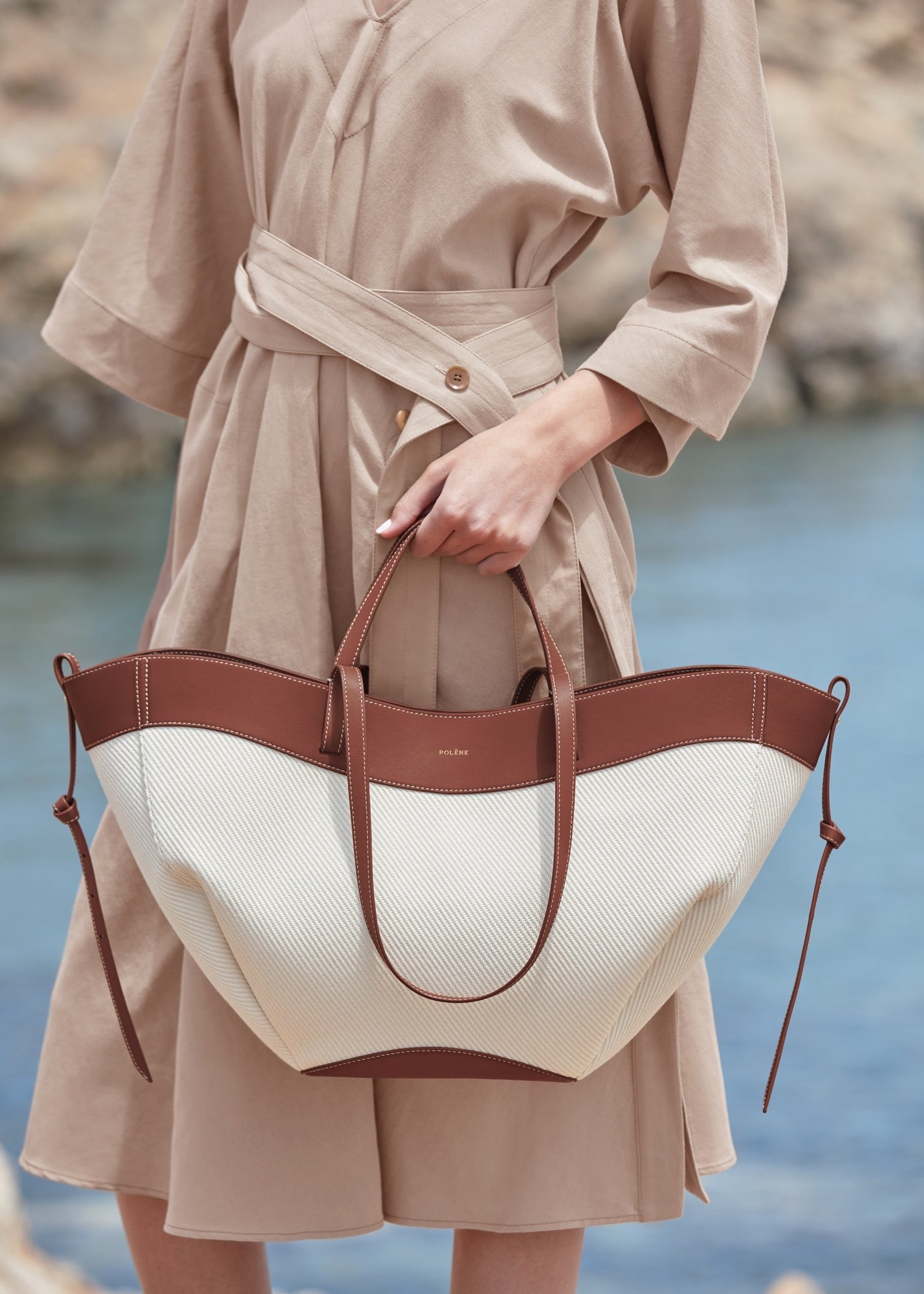 Handbag - Cognac Canvas