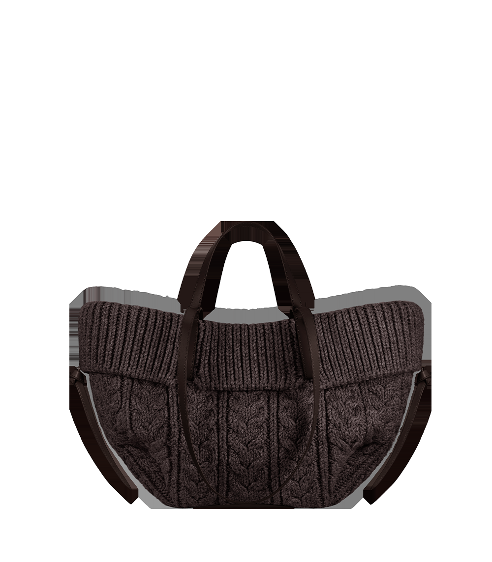 Mini Handbag - Merino Ebony