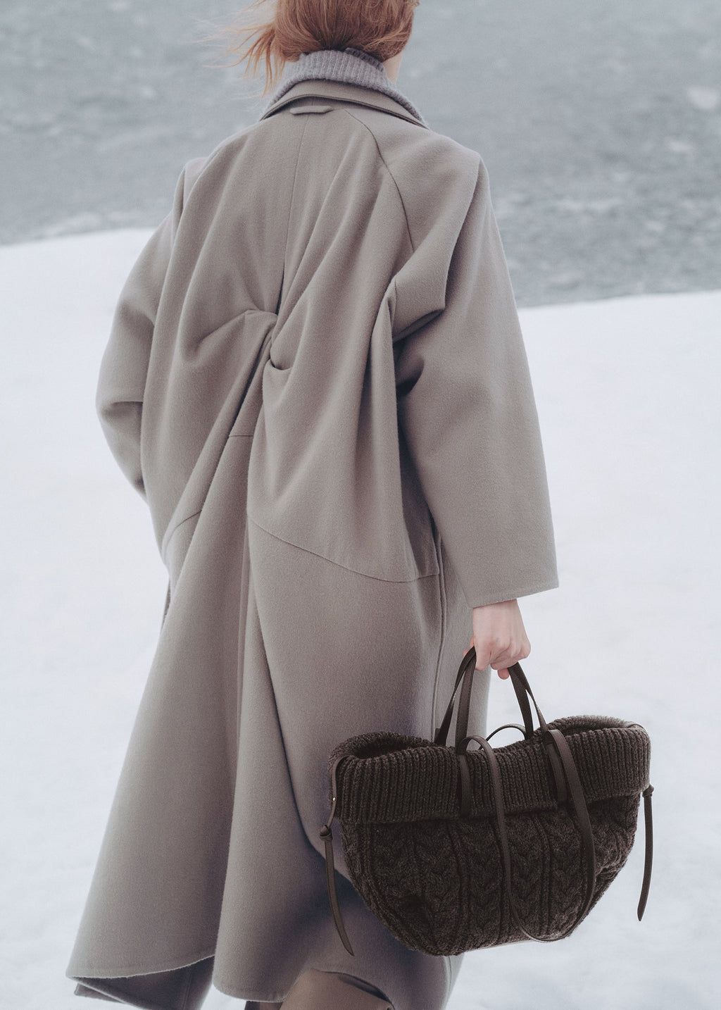 Mini Handbag - Merino Ebony