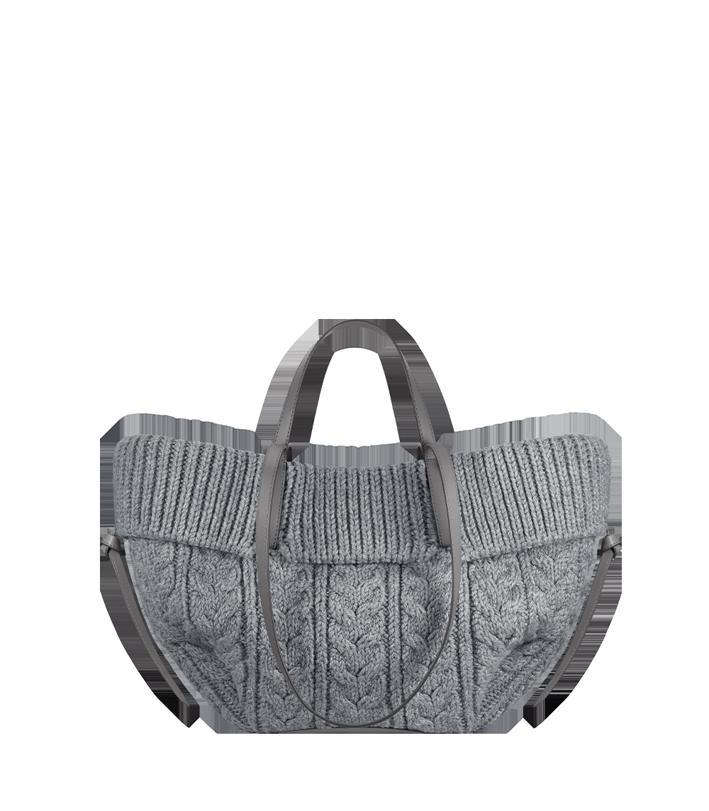 Mini Handbag - Merino Stone
