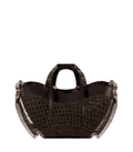 Mini Handbag - Raffia Ebony