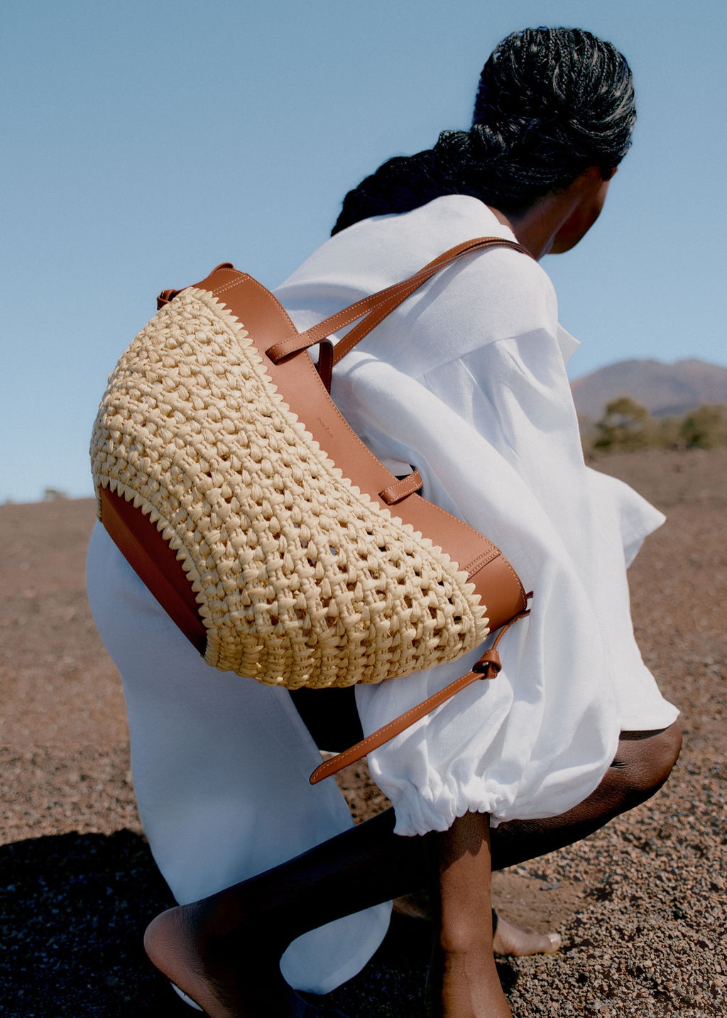 Mini Handbag - Raffia