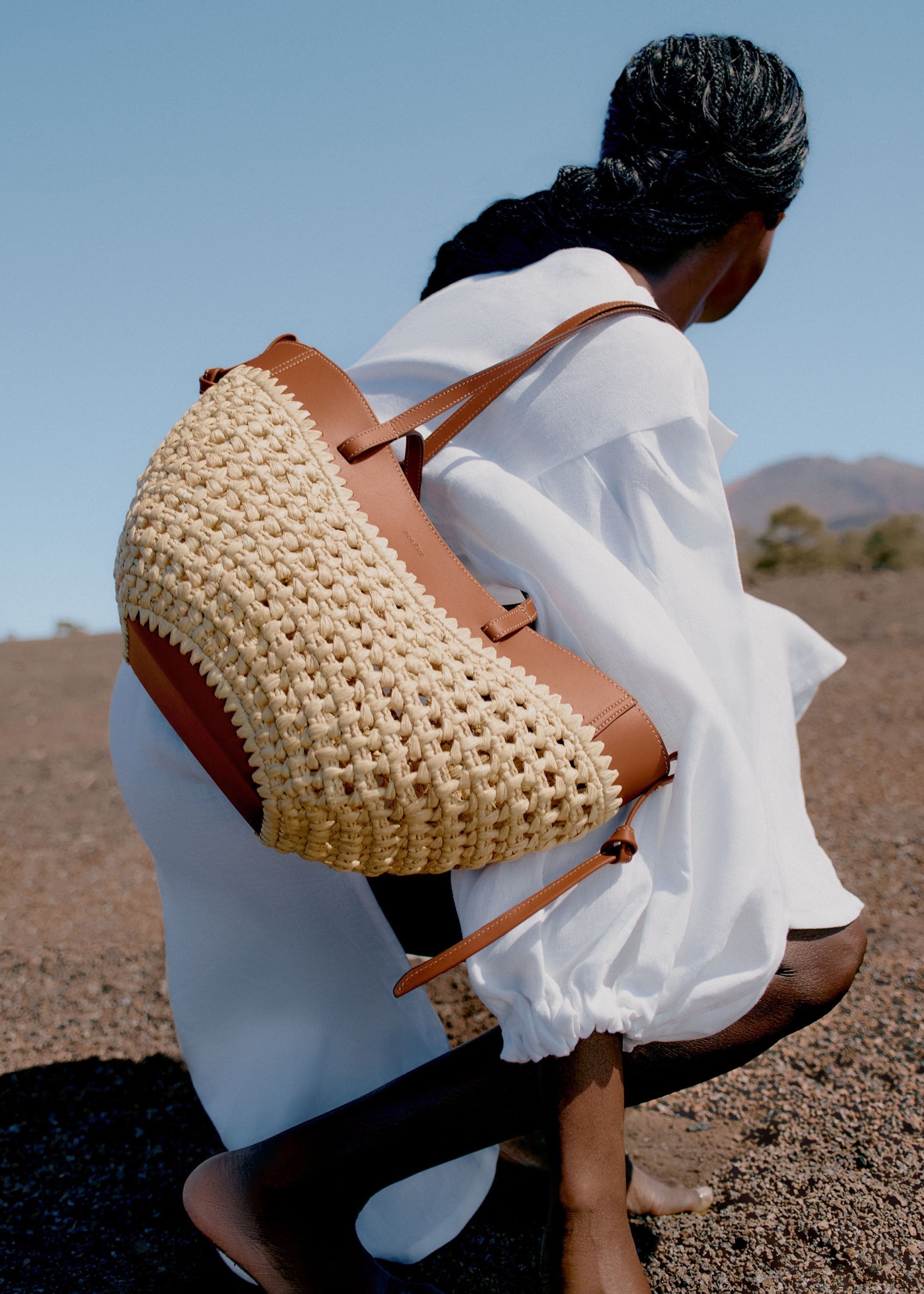 Mini Handbag - Raffia