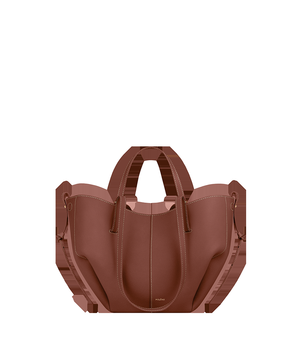 Mini Handbag - Textured Cognac