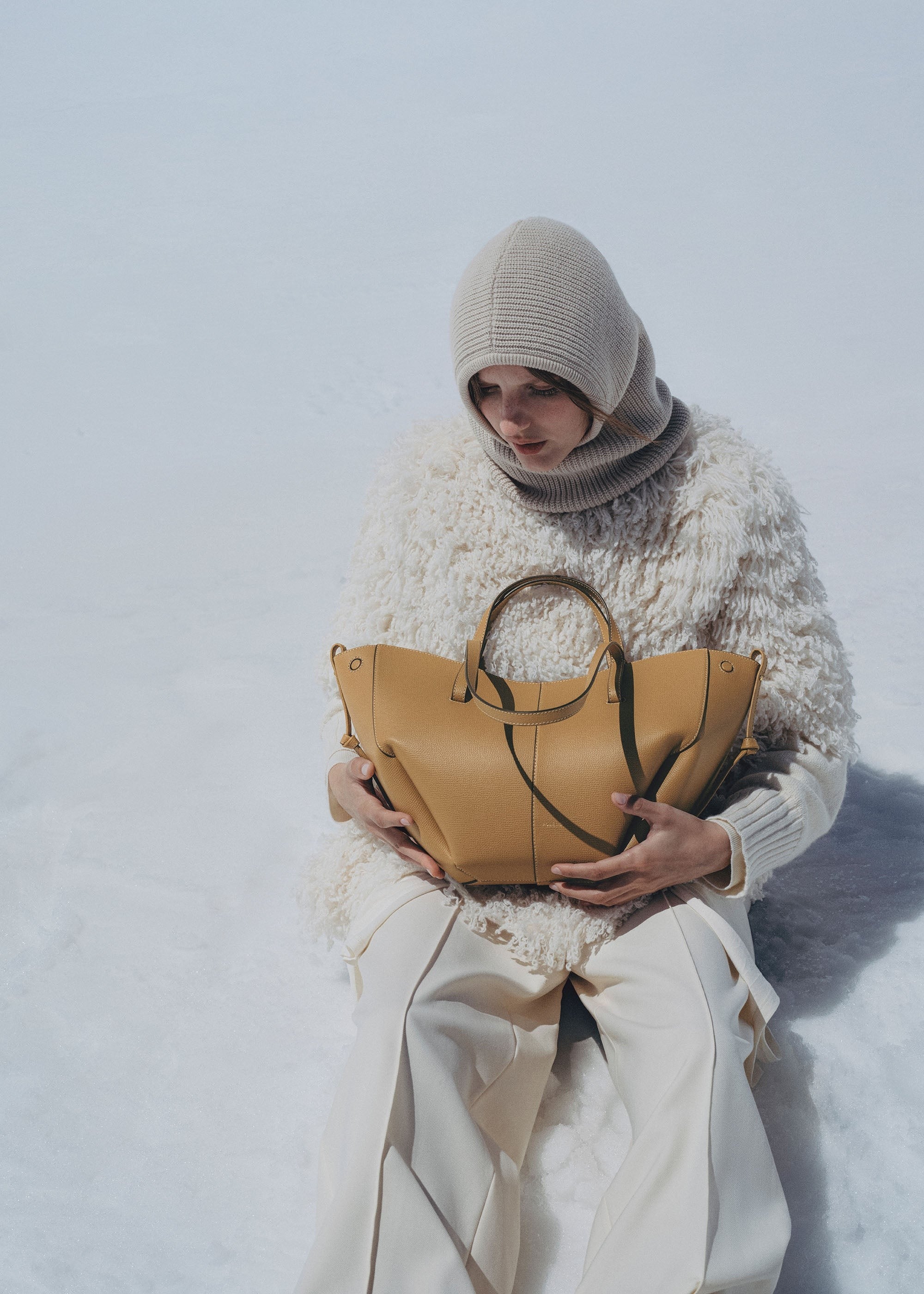Mini Handbag - Textured Ocher