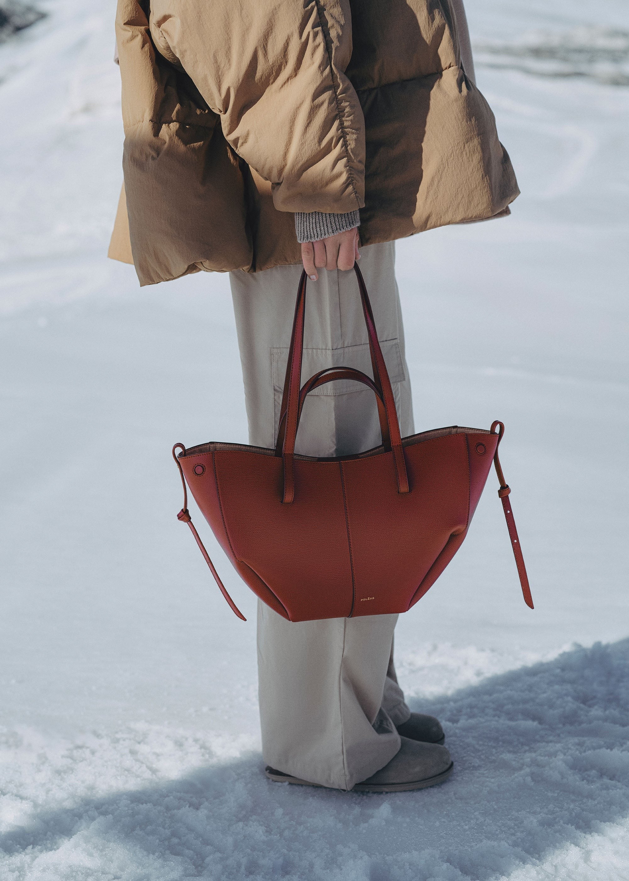 Mini Handbag - Textured Red Clay