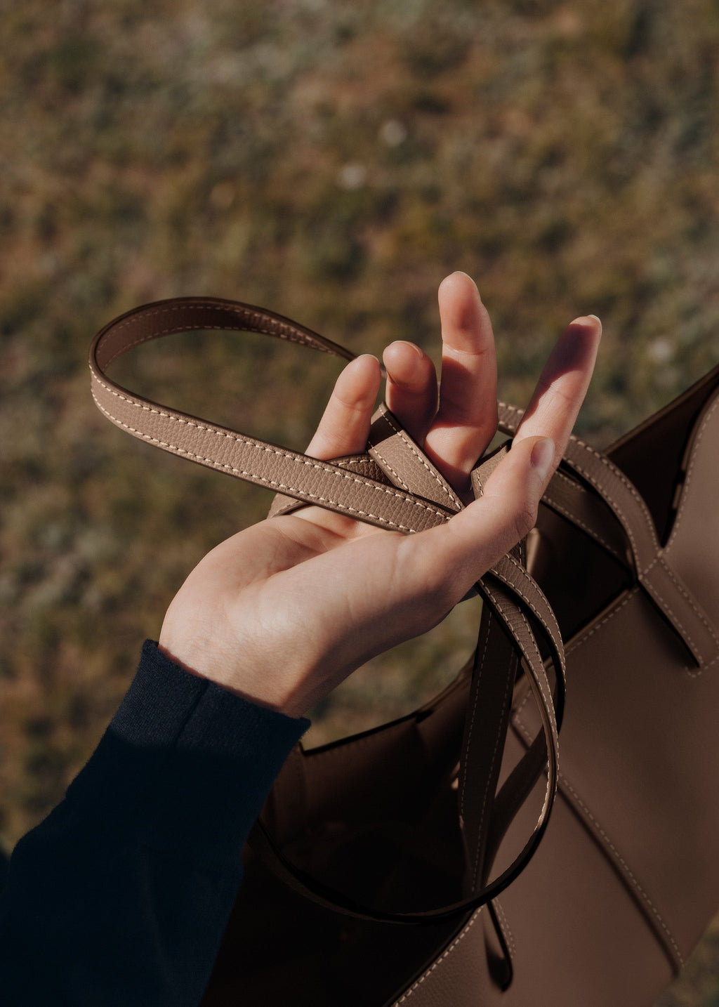 Mini Handbag - Textured Root