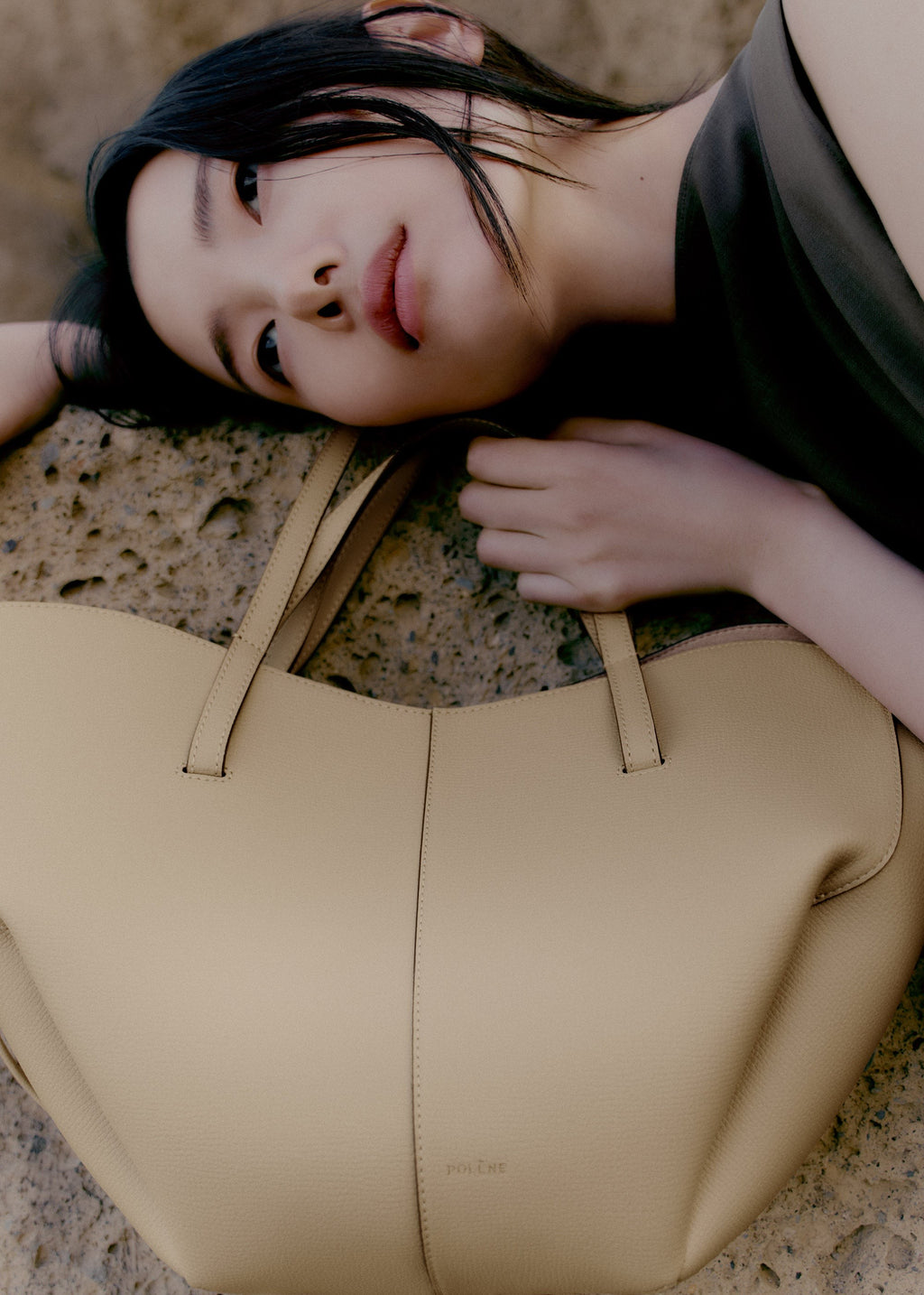 Mini Handbag - Textured Sand