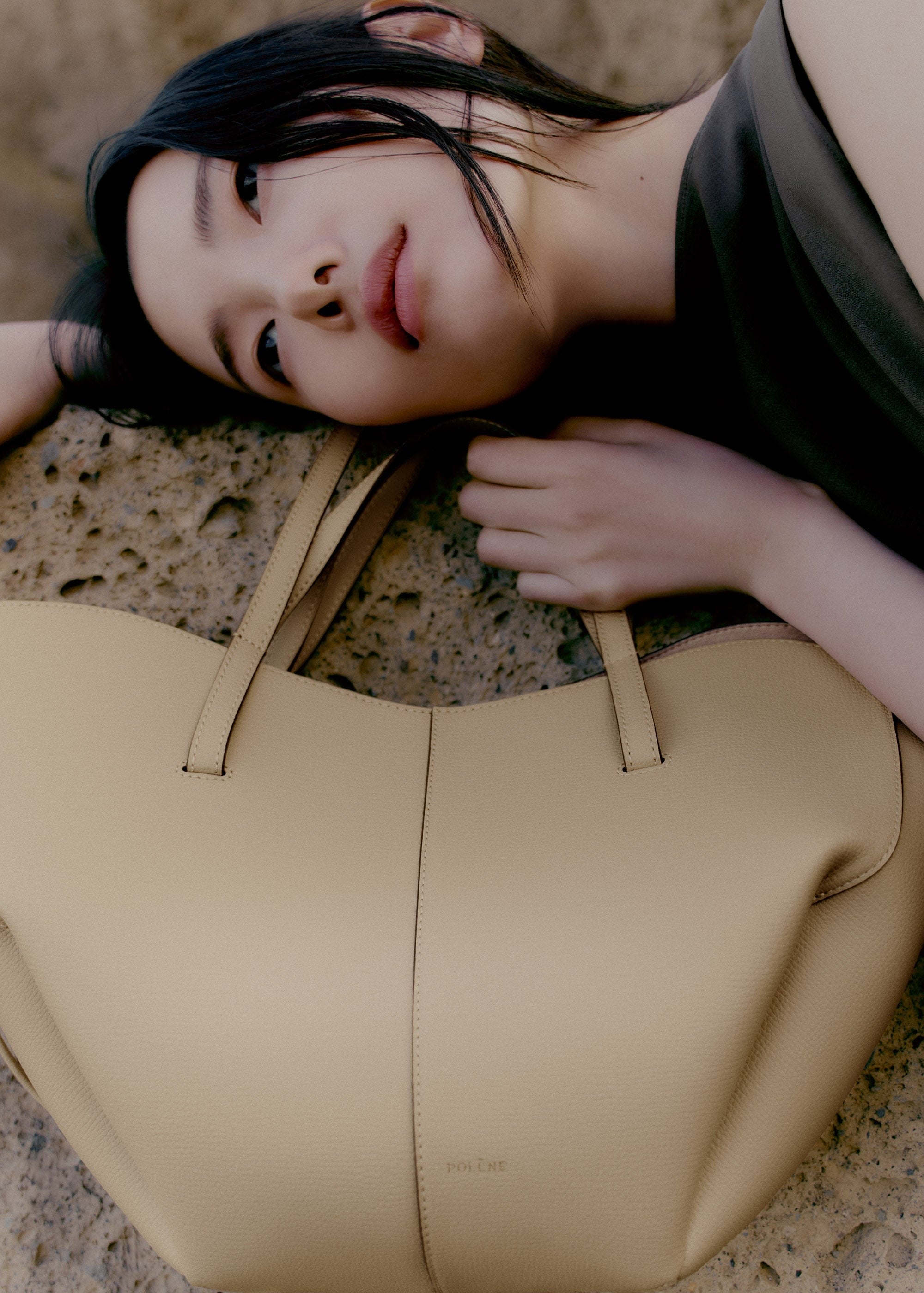 Mini Handbag - Textured Sand