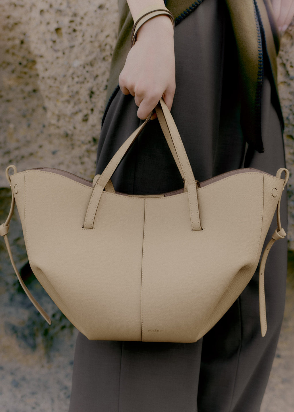 Mini Handbag - Textured Sand