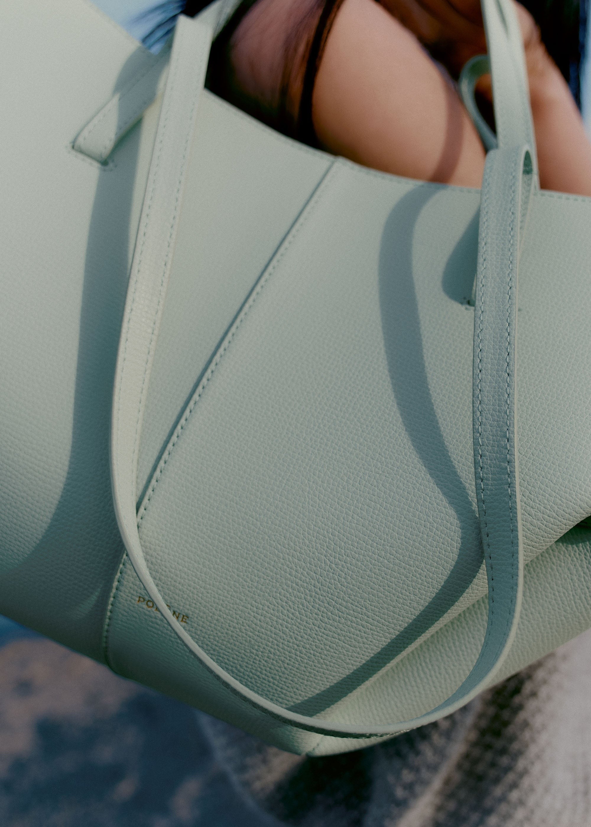 Mini Handbag - Textured Sea Foam