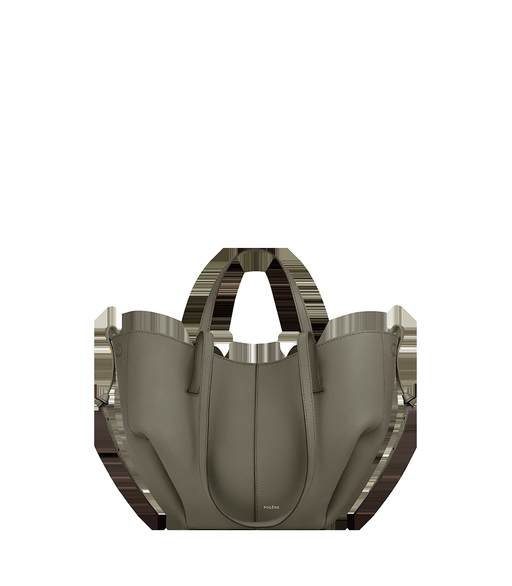 Mini Handbag - Textured Smoky Green