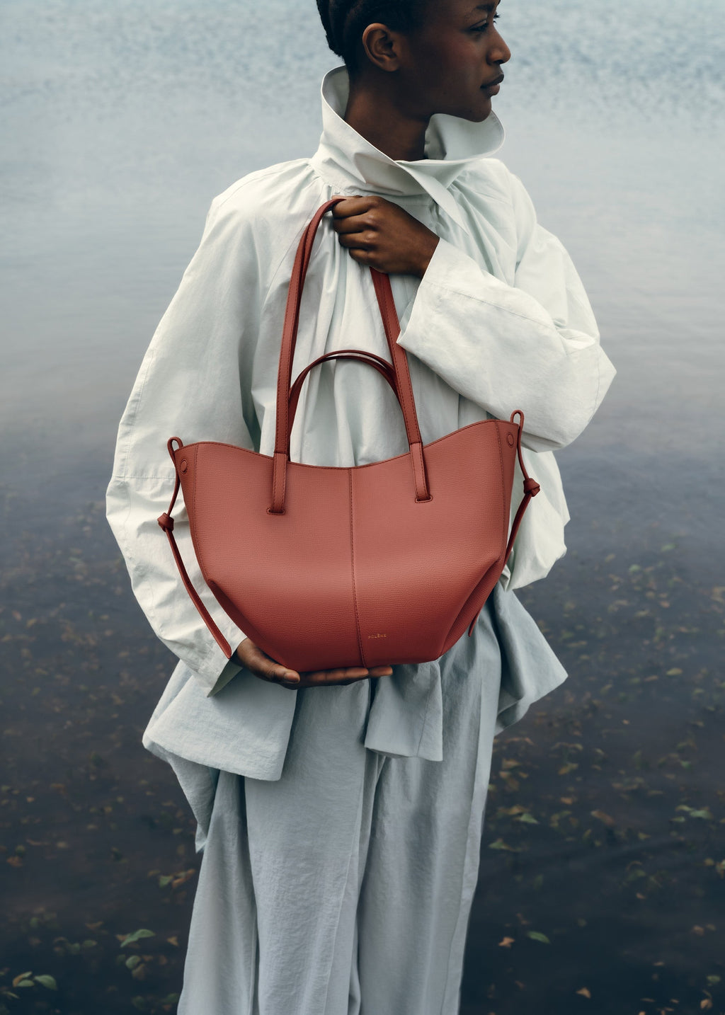 Mini Handbag - Textured Terracotta