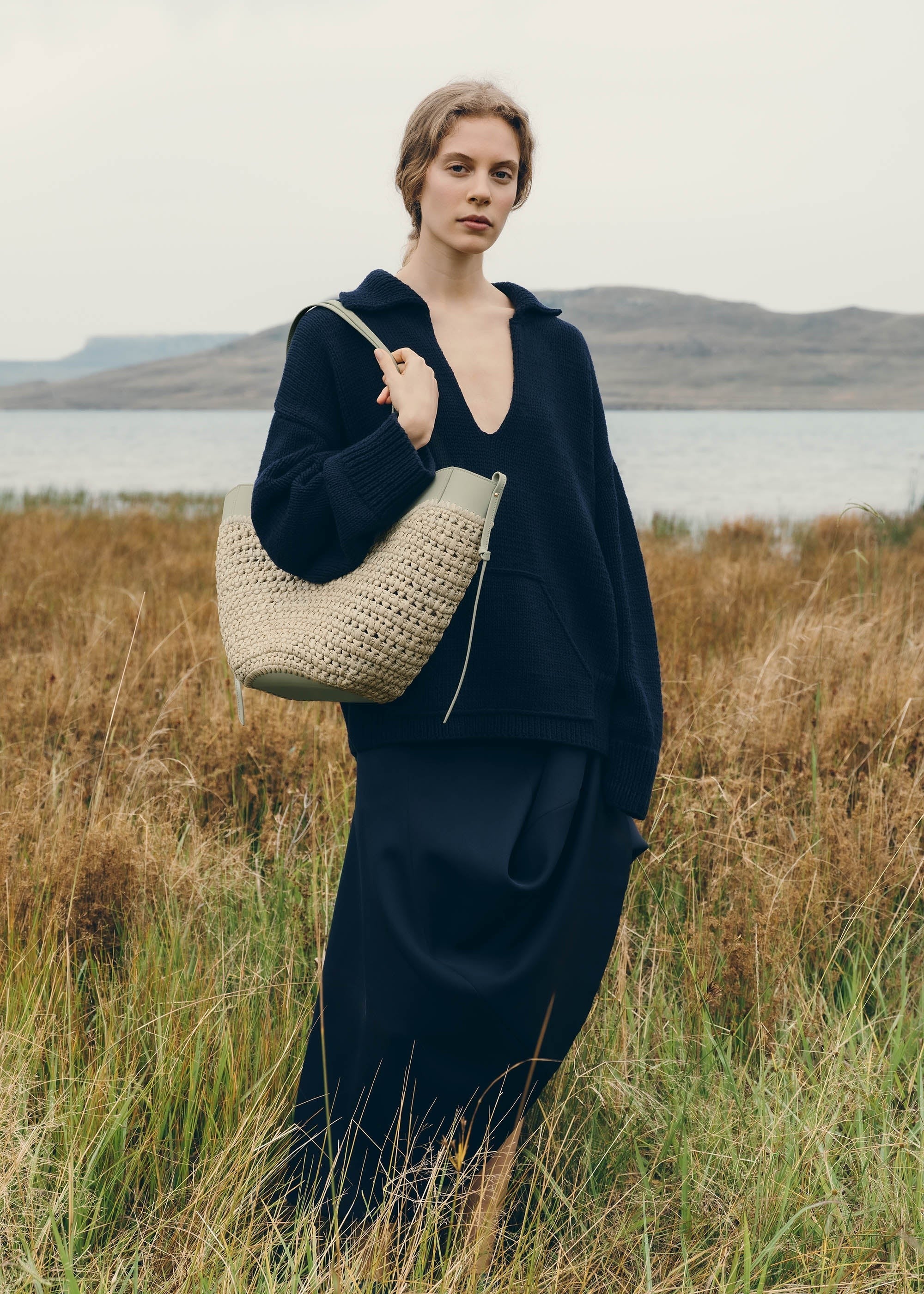 Handbag - Raffia Laurel
