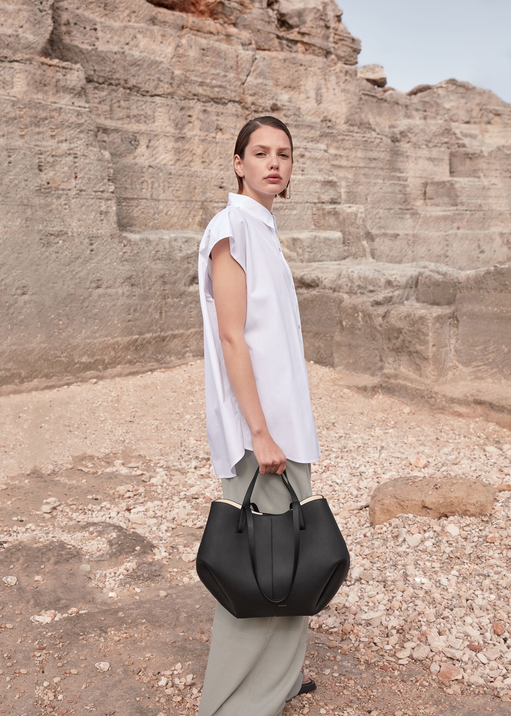 Handbag - Textured Black