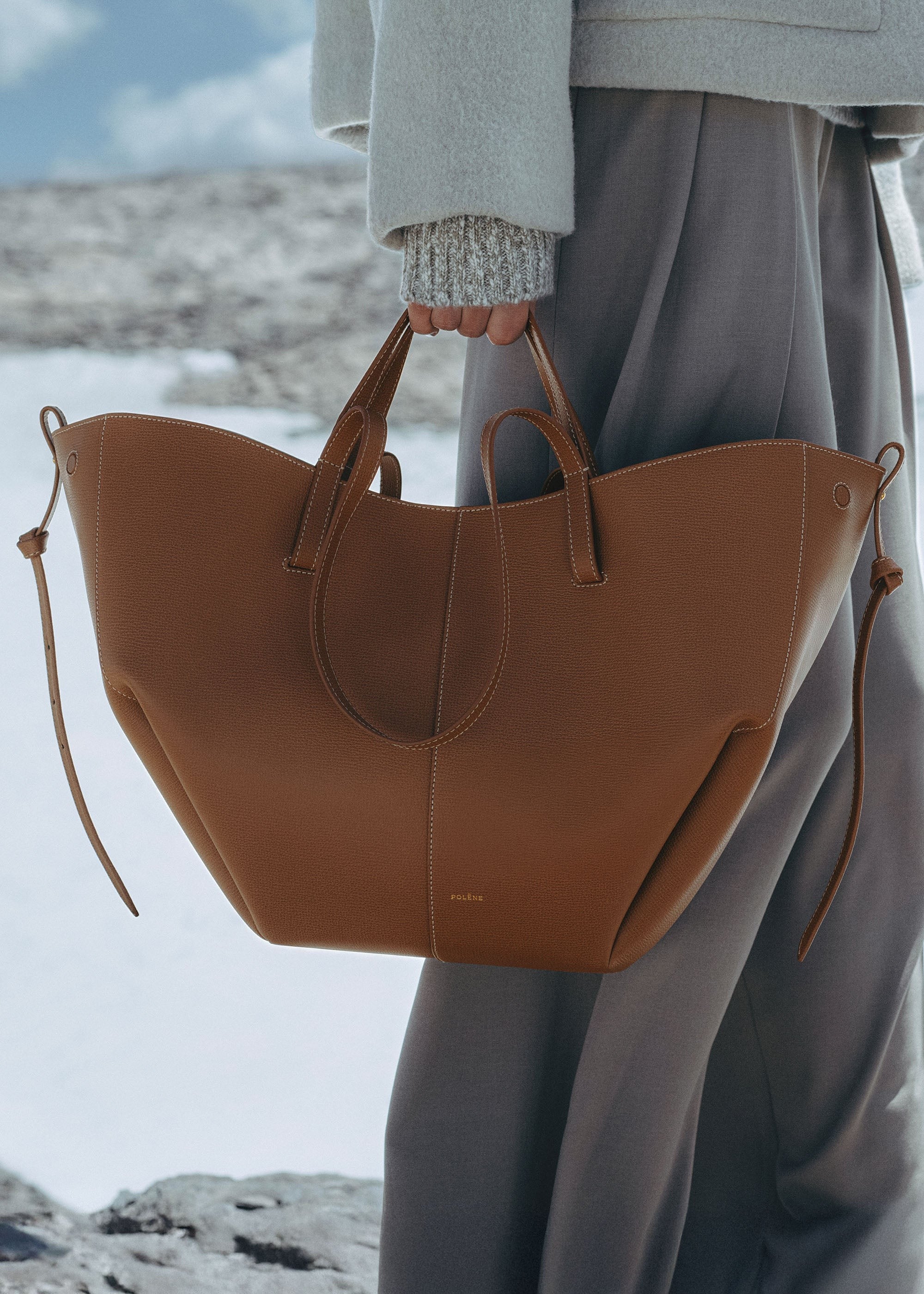 Handbag - Textured Camel