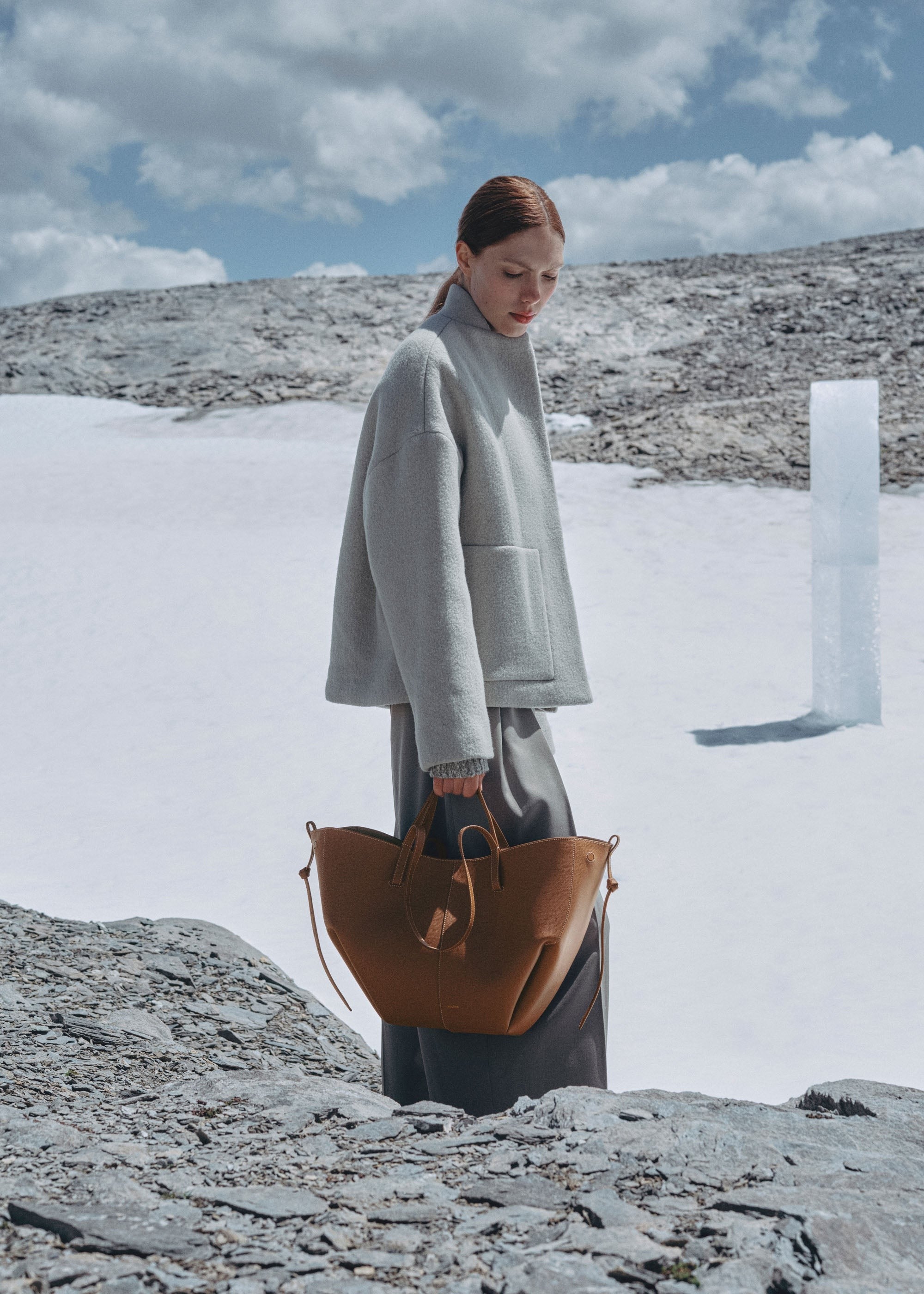 Handbag - Textured Camel