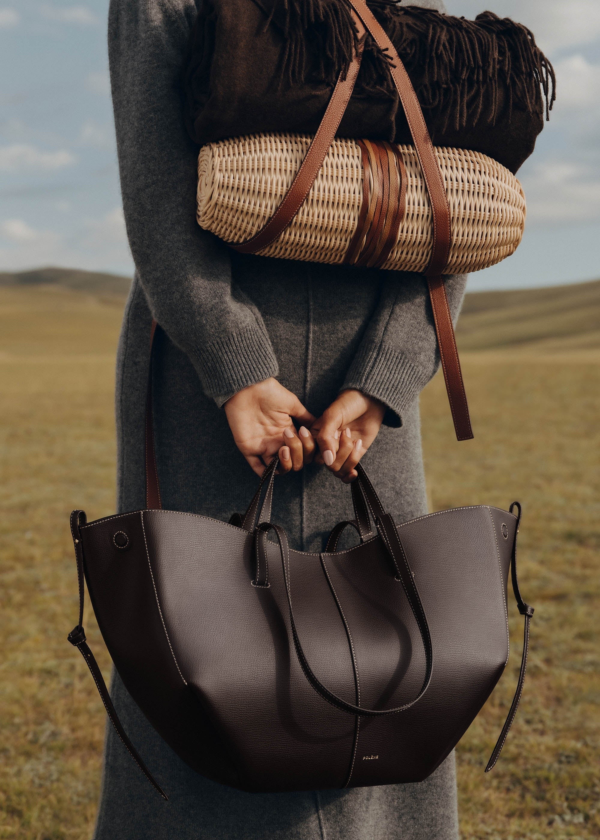 Handbag - Textured Ebony