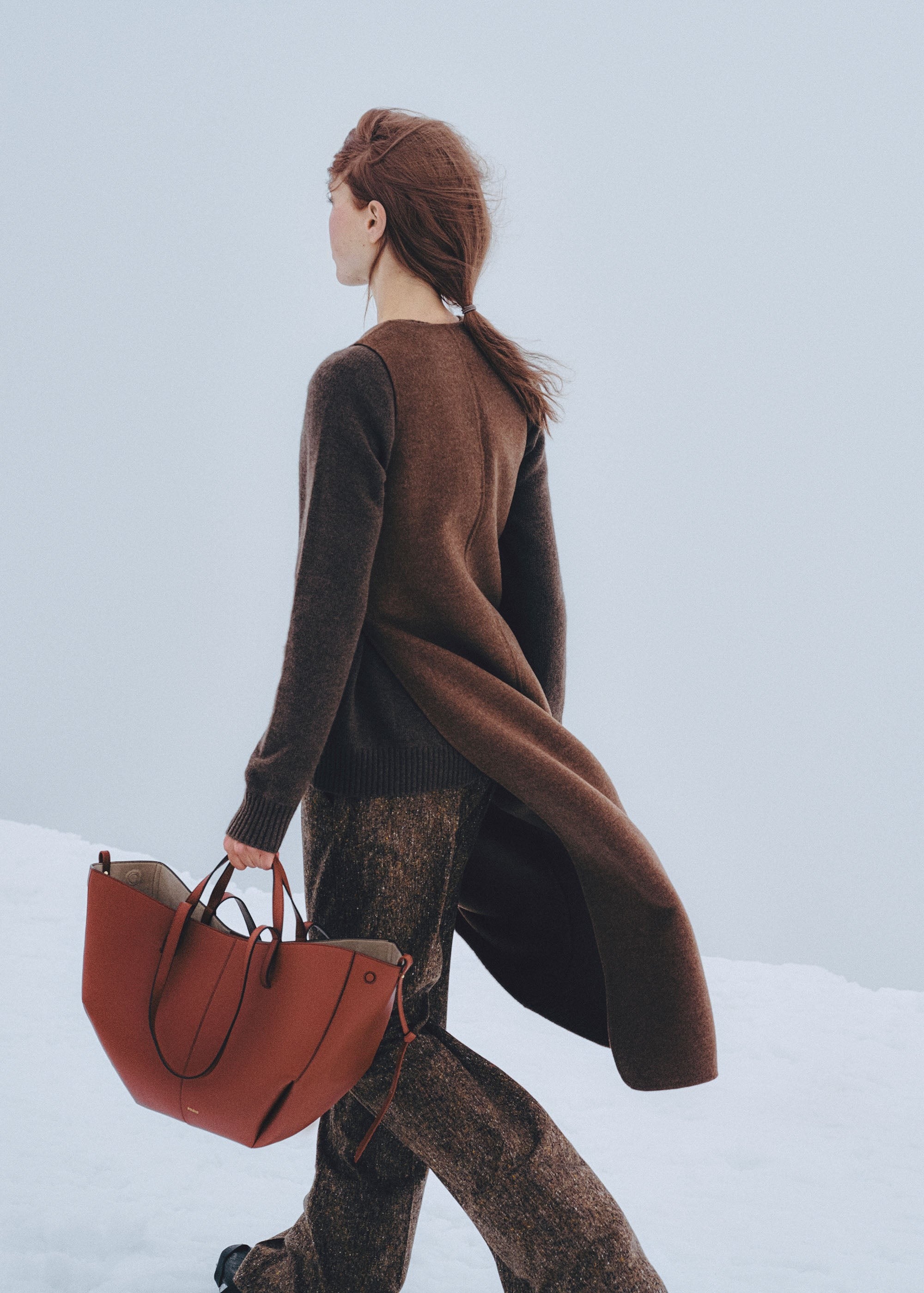 Handbag - Textured Red Clay