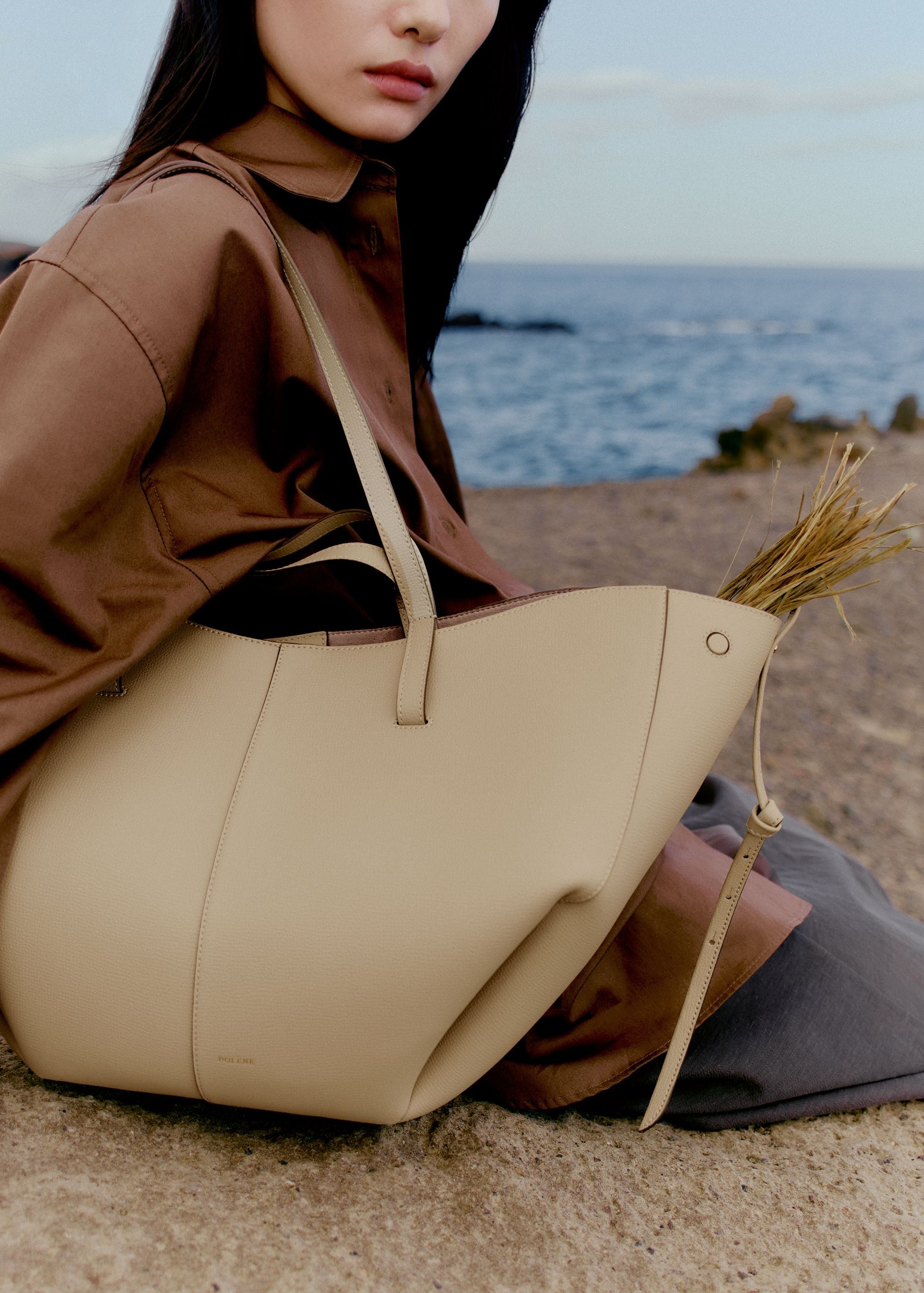 Handbag - Textured Sand