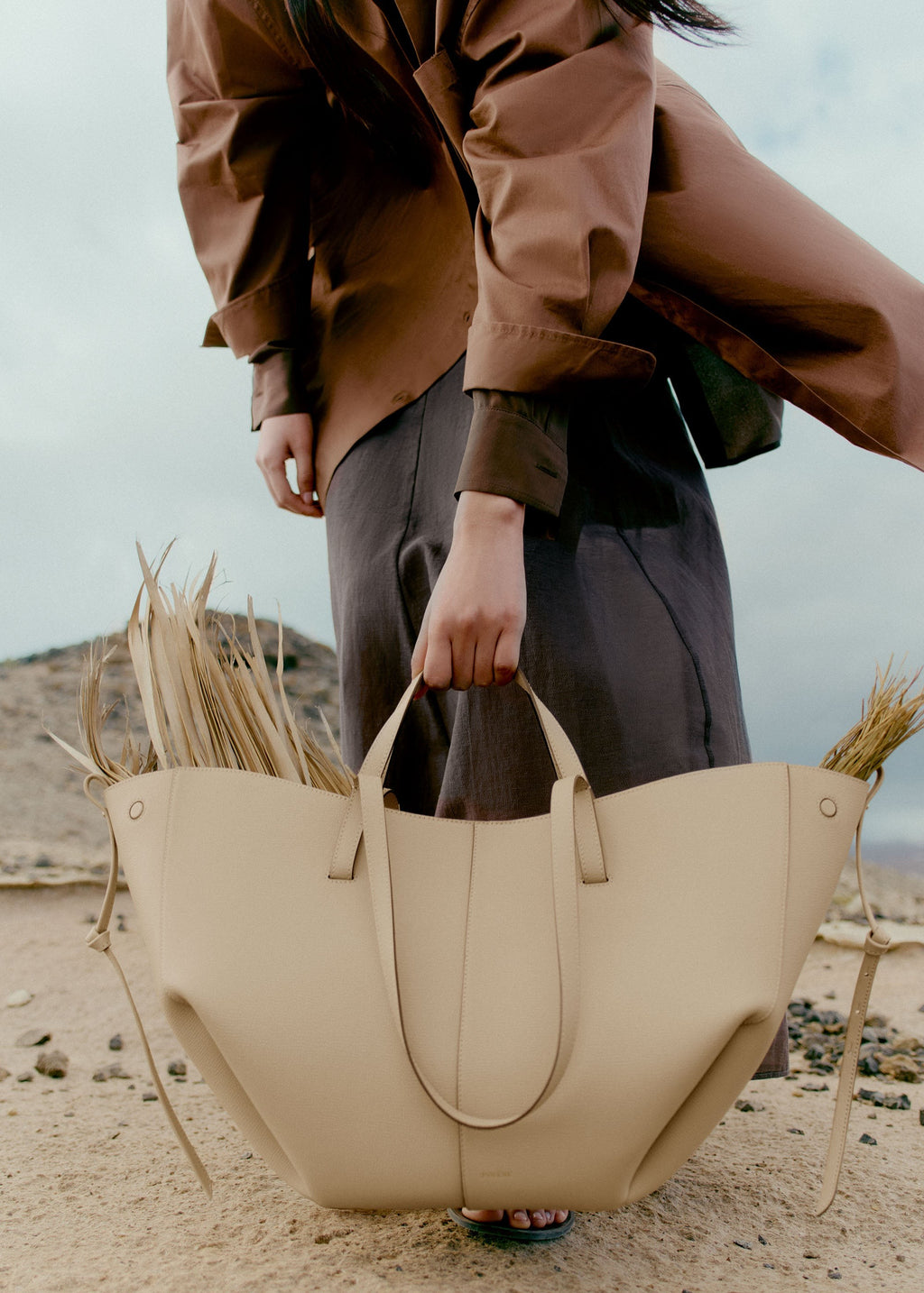 Handbag - Textured Sand