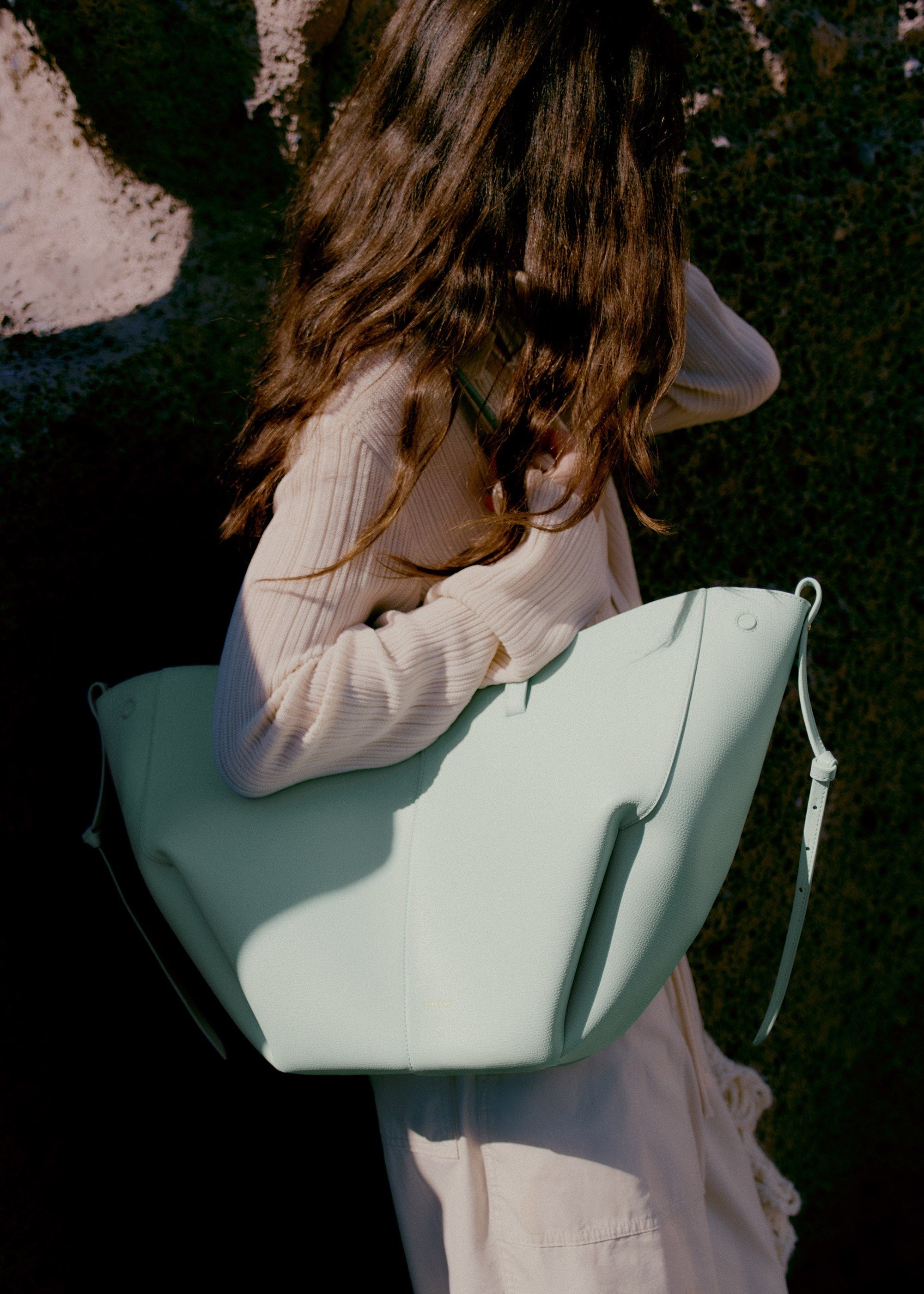 Handbag - Textured Sea Foam