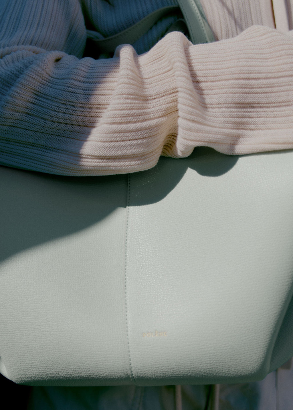 Handbag - Textured Sea Foam