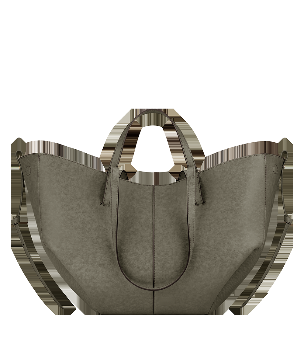 Handbag - Textured Smoky Green