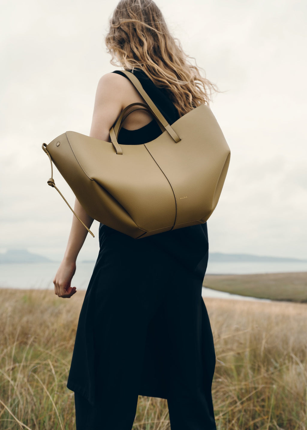 Handbag - Textured Smoky Olive