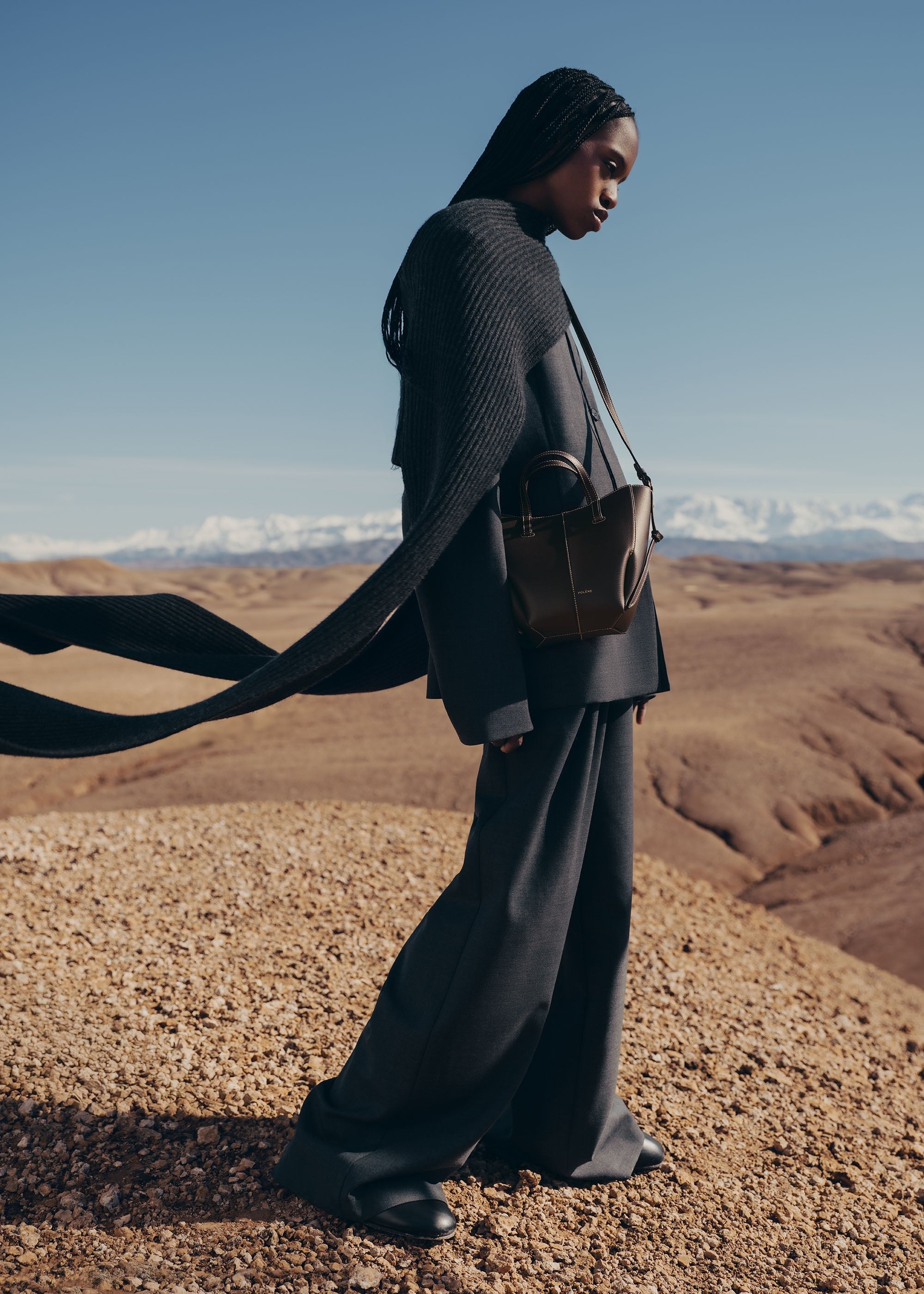 Nano Tote Bag - Textured Ebony