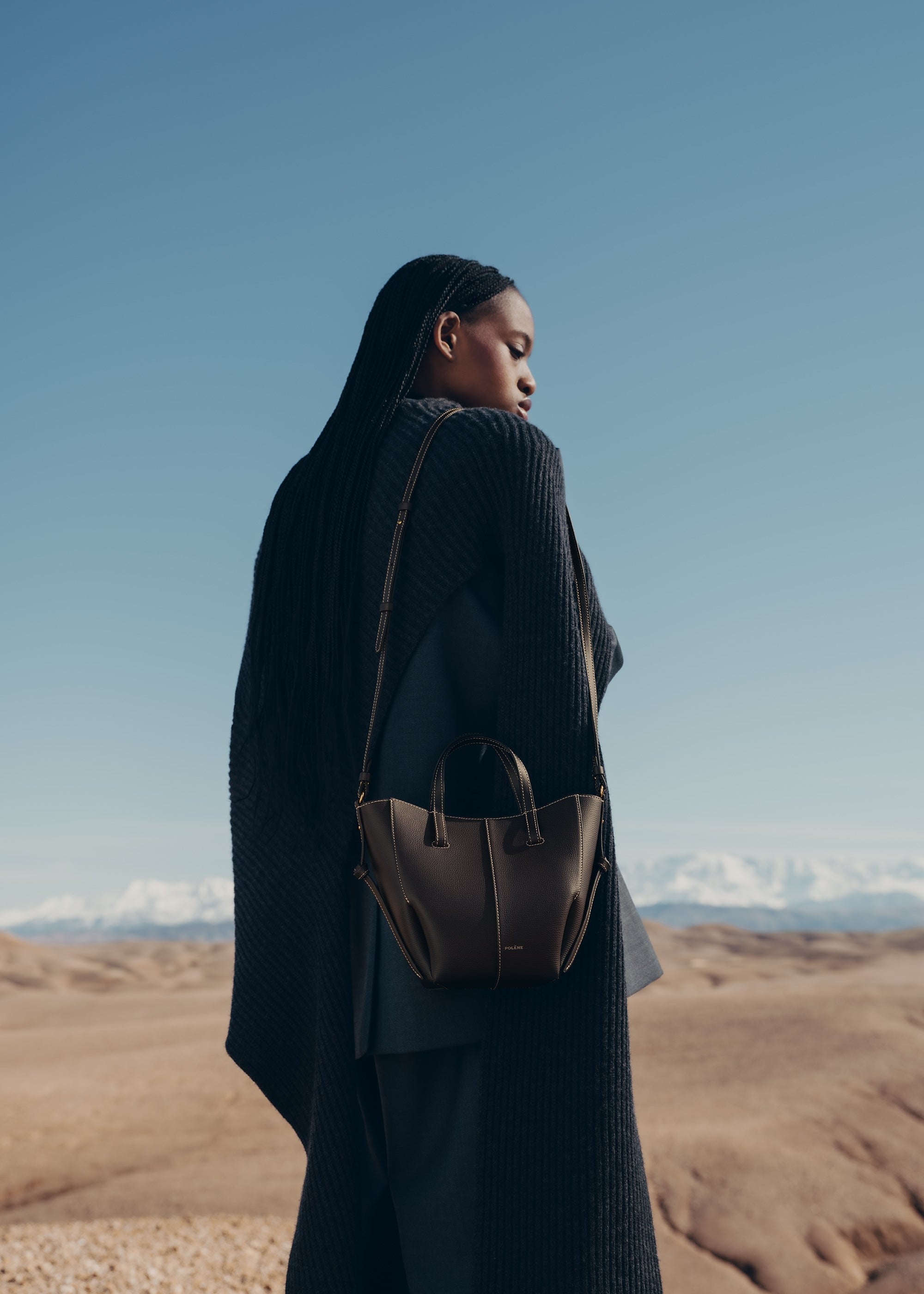 Nano Tote Bag - Textured Ebony