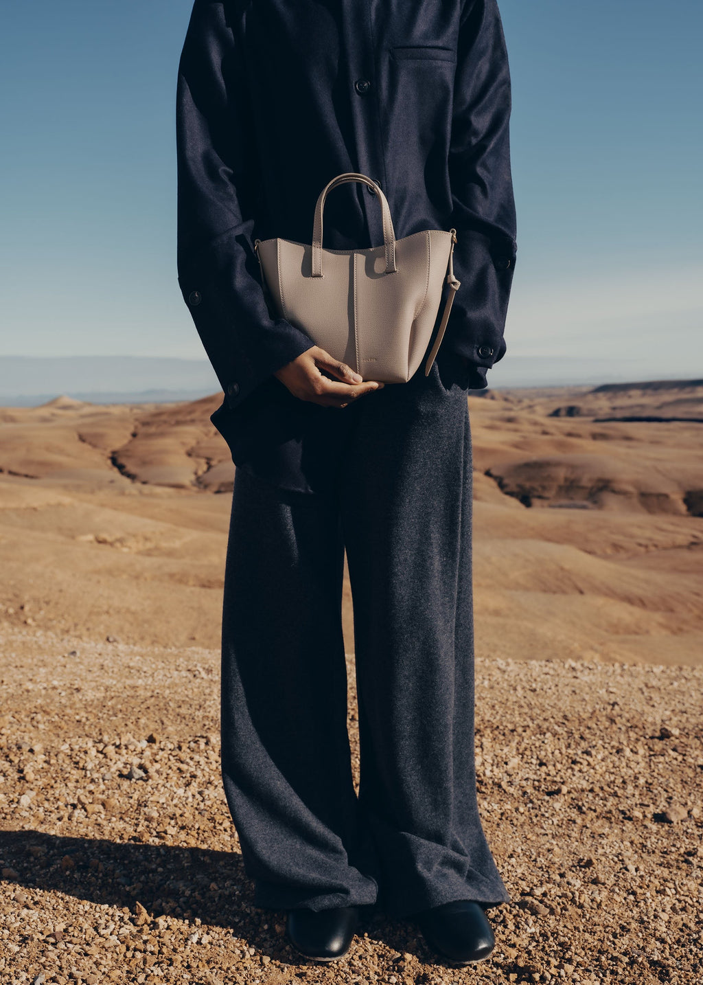 Nano Tote Bag - Textured Taupe