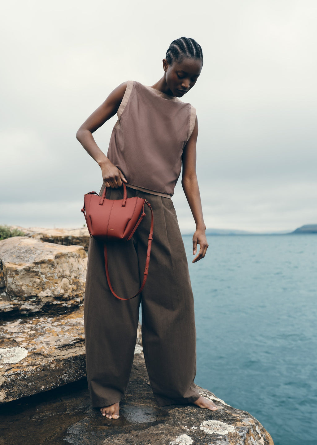Nano Tote Bag - Textured Terracotta