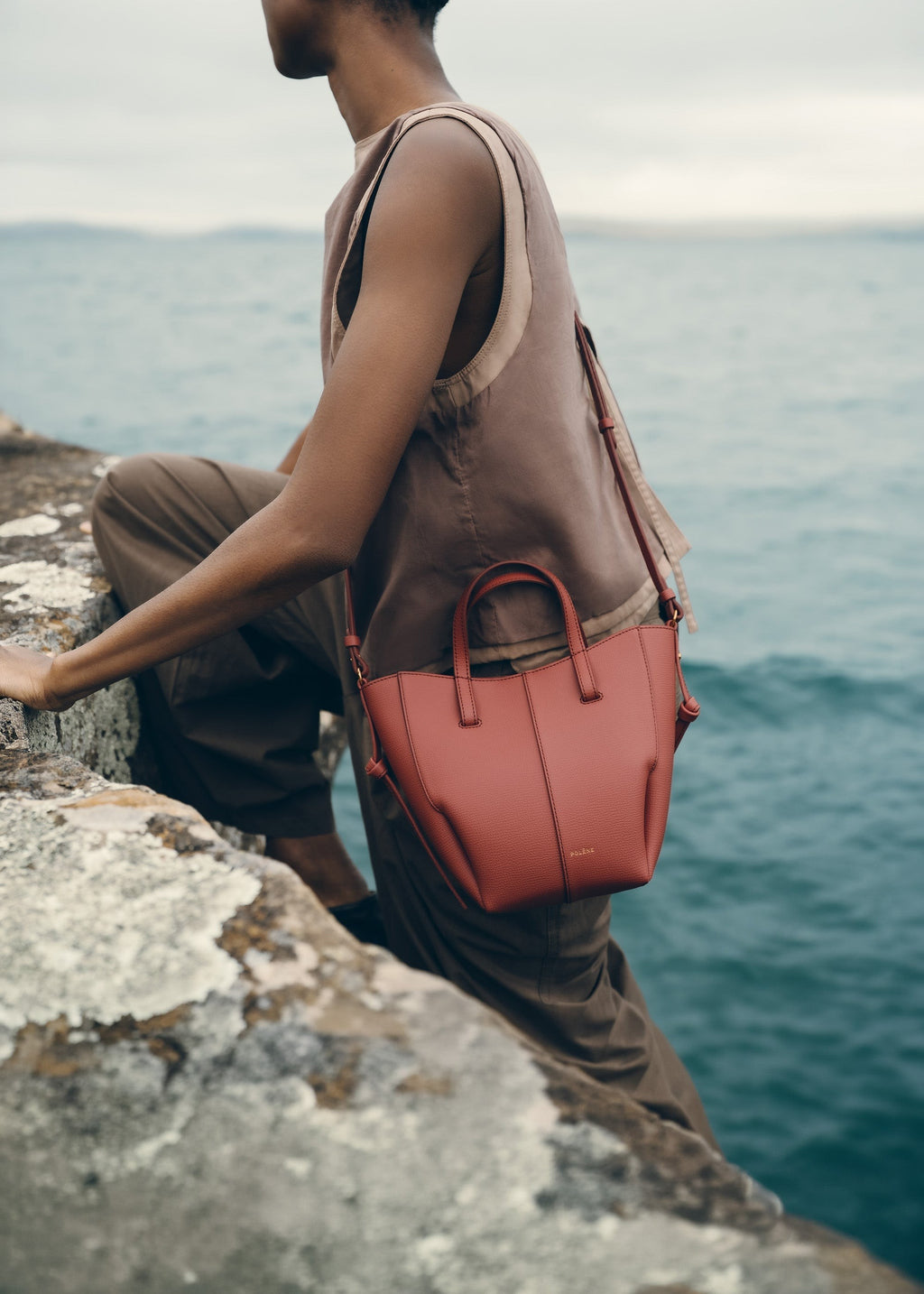 Nano Tote Bag - Textured Terracotta
