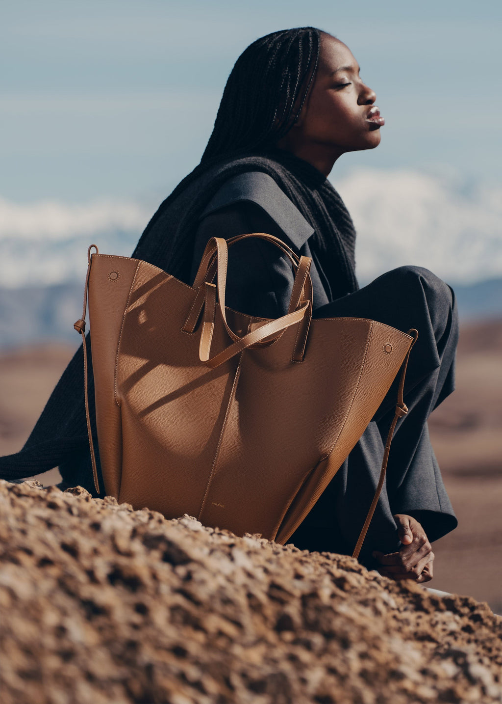 Tote Bag - Textured Camel