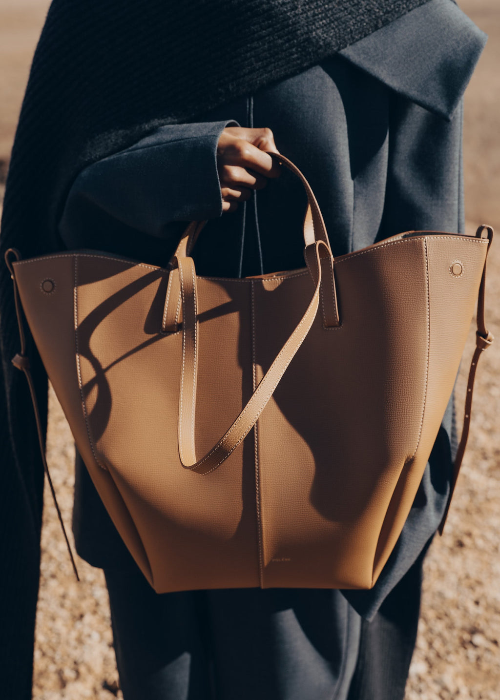 Tote Bag - Textured Camel