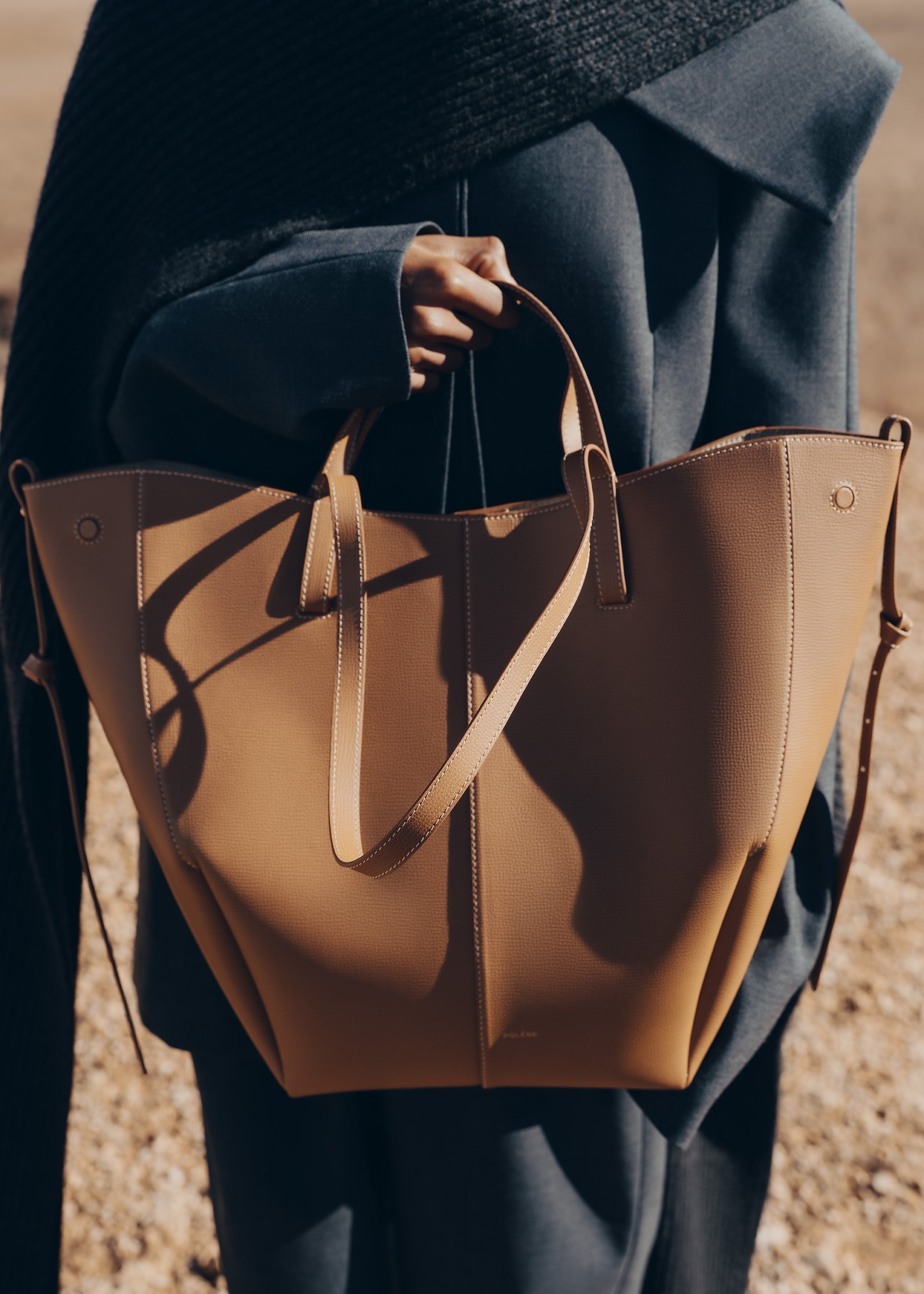 Tote Bag - Textured Camel