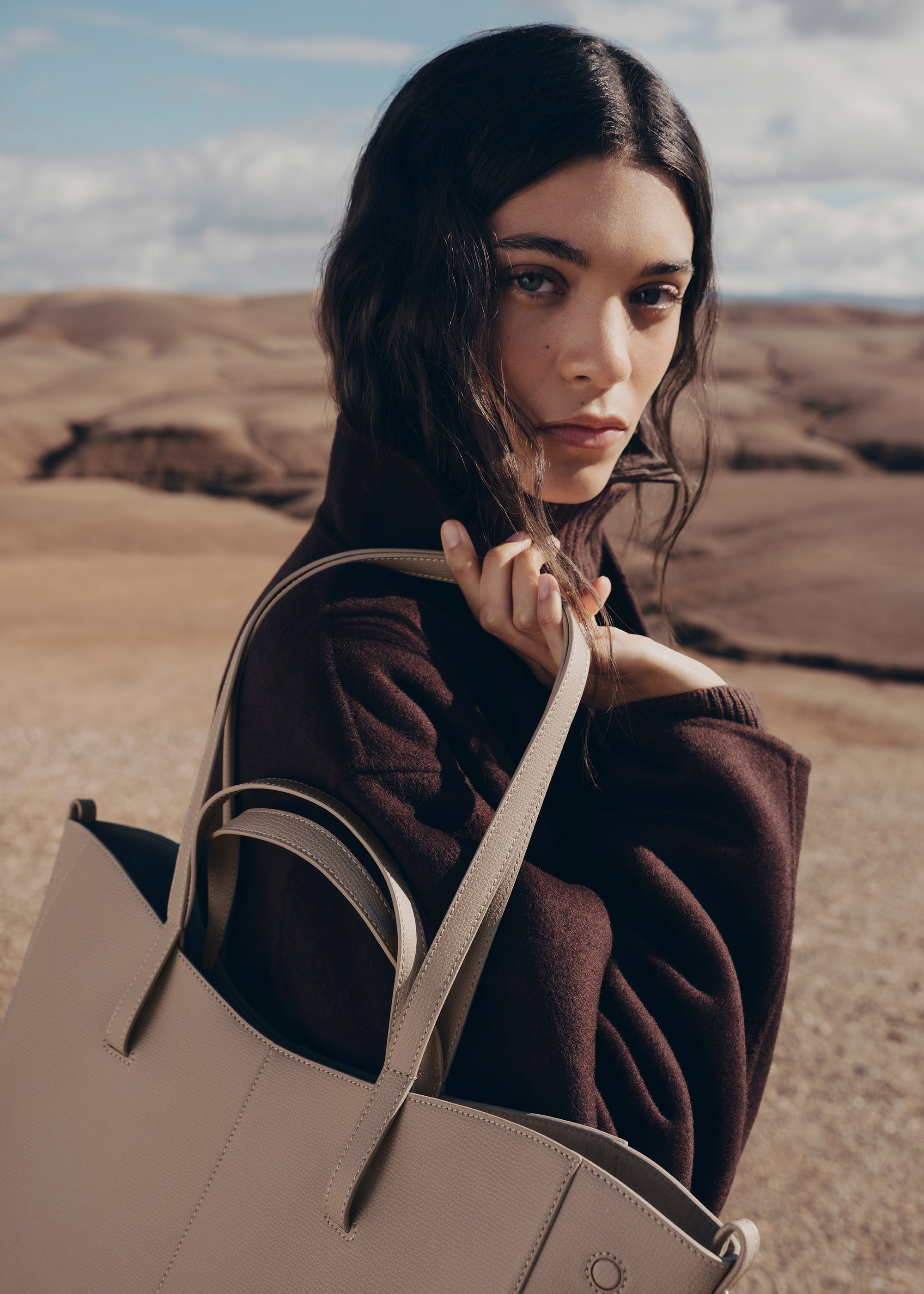 Tote Bag - Textured Taupe