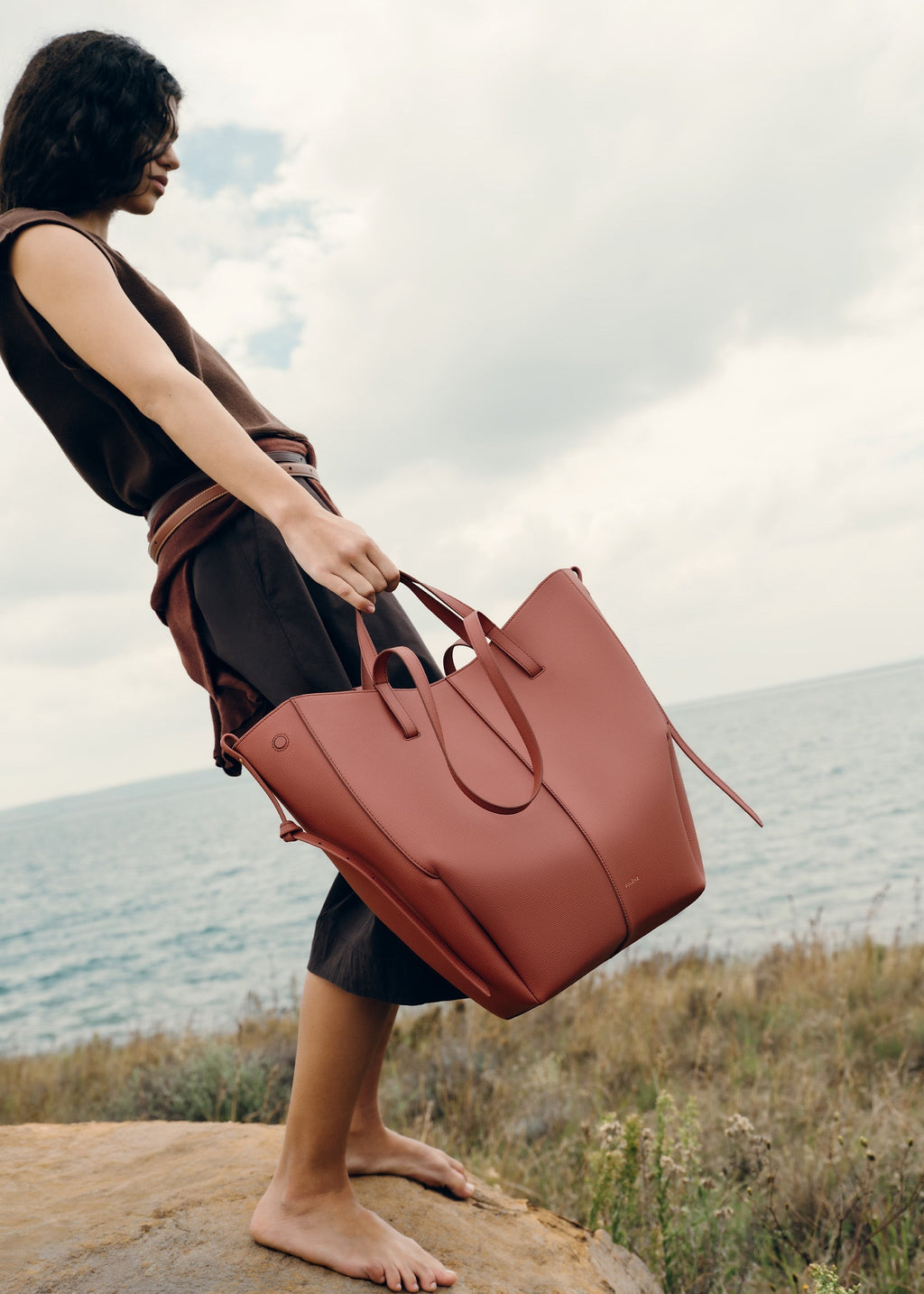 Tote Bag - Textured Terracotta