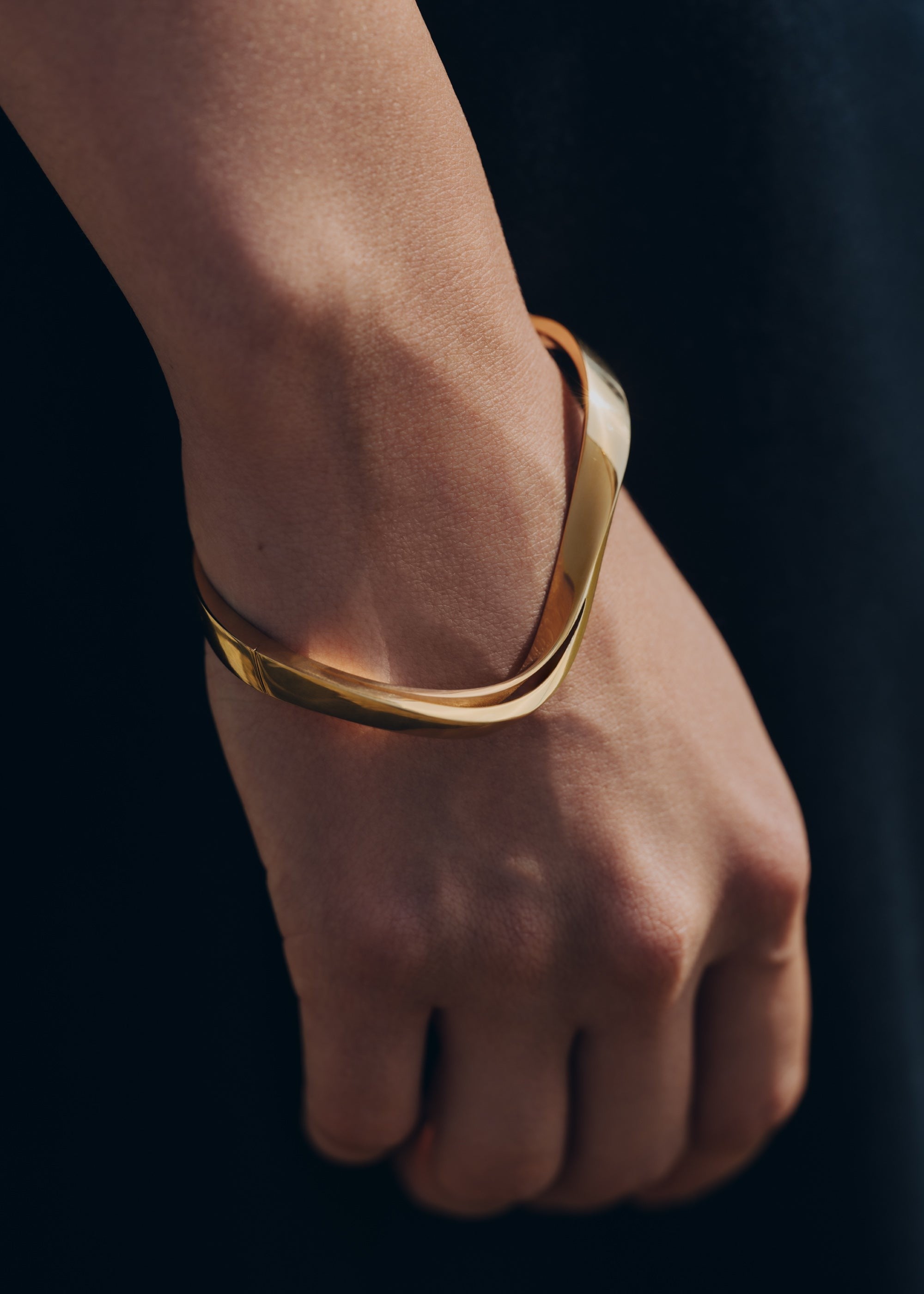 Bangle - 24 carat gold-gilded