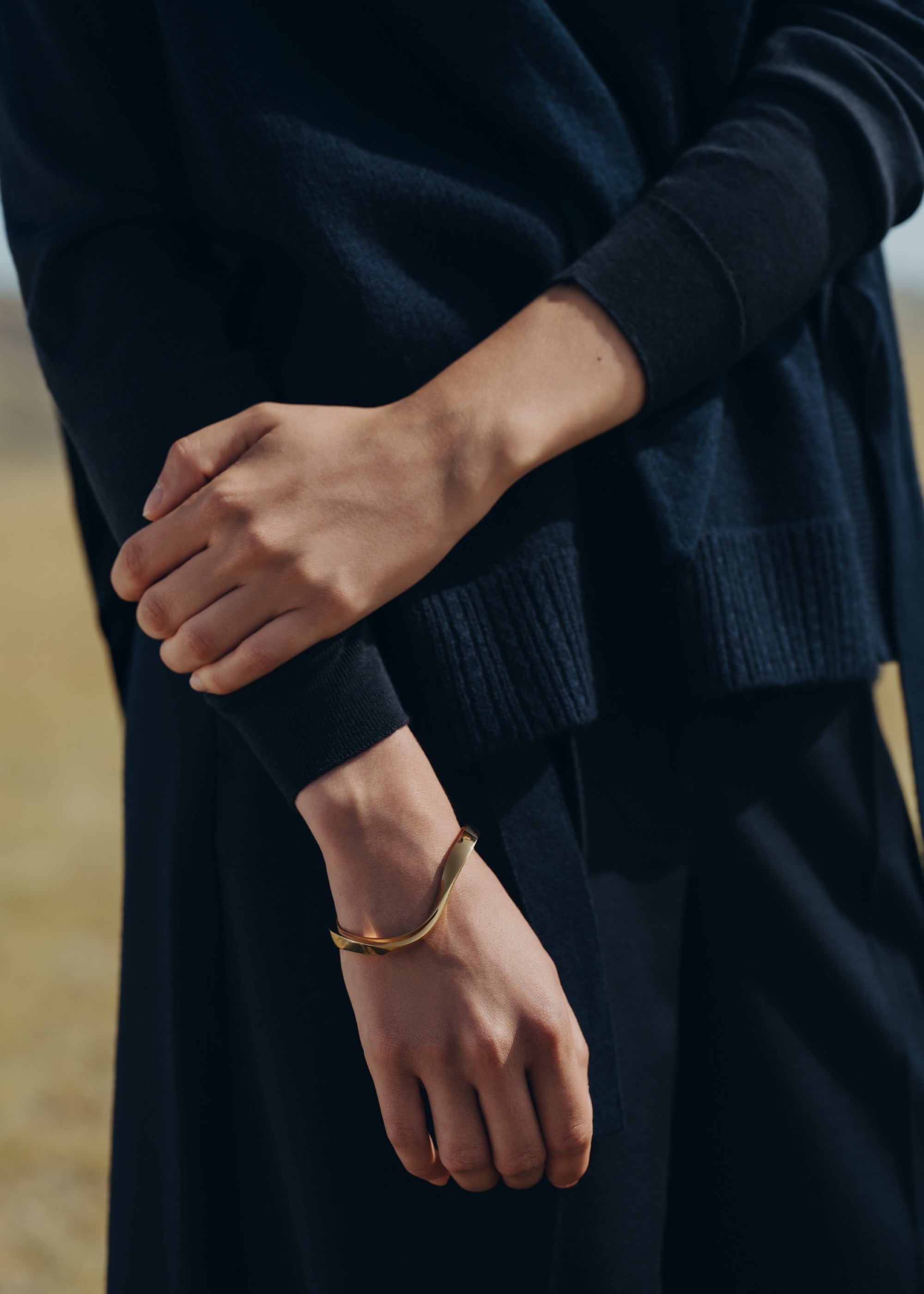 Bangle - 24 carat gold-gilded