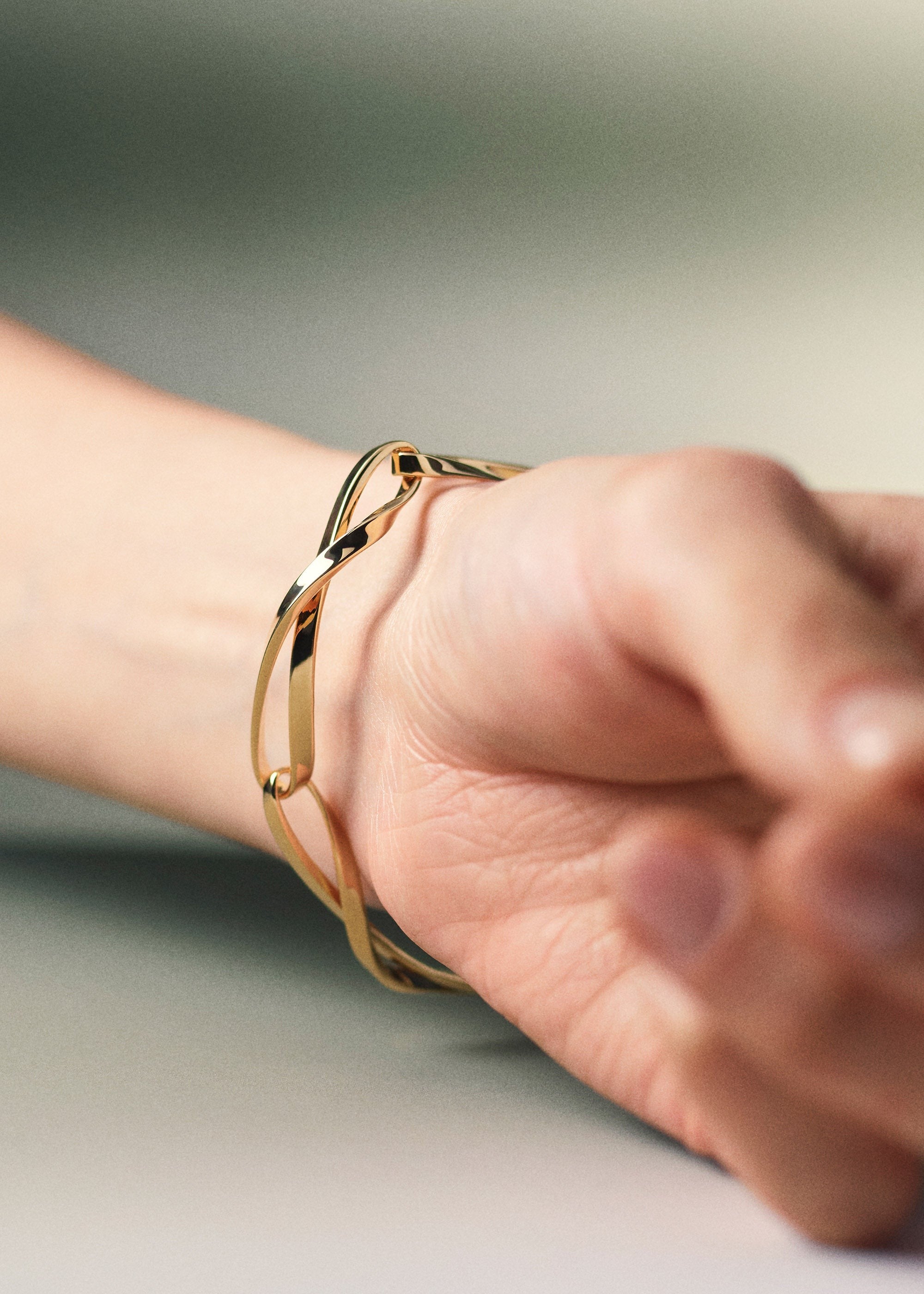 Chain Bracelet - Gold in 24-carat gold gilding