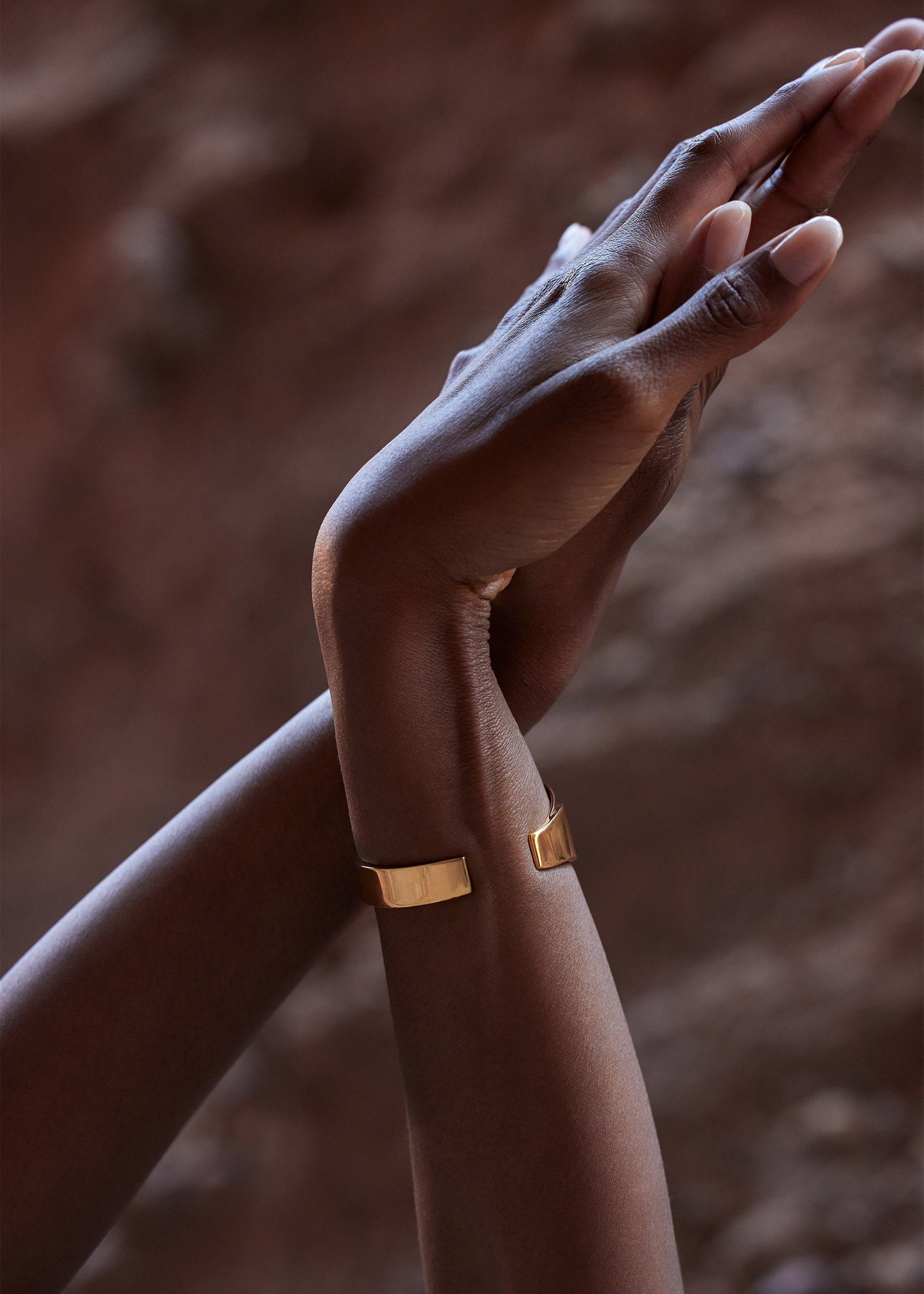 Cuff - 24 carat gold gilded
