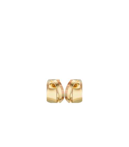 Earrings - 24 carat gold-gilded